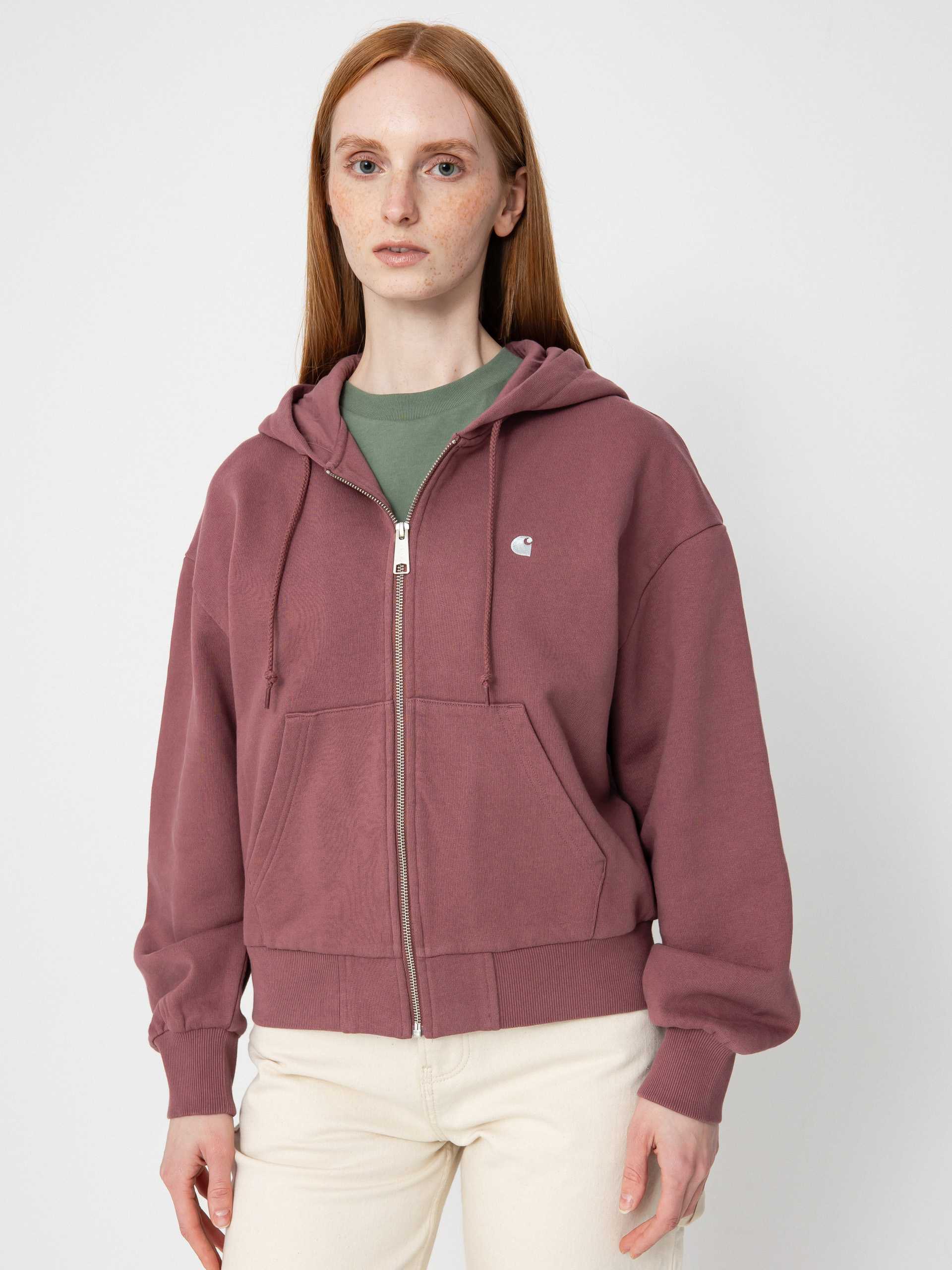 Carhartt WIP Casey ZHD Wmn Kapucnis pulóver (dusky pink/silver)