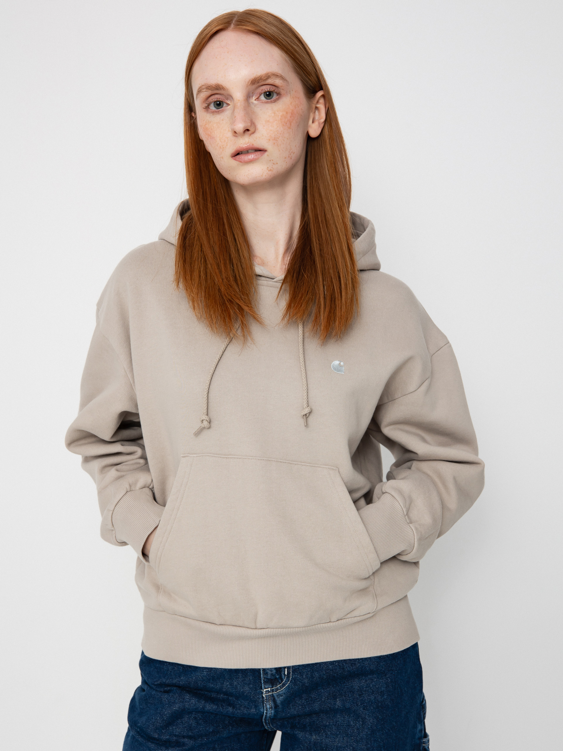 Carhartt WIP Casey HD Wmn Kapucnis pulóver (dusky beige/silver)