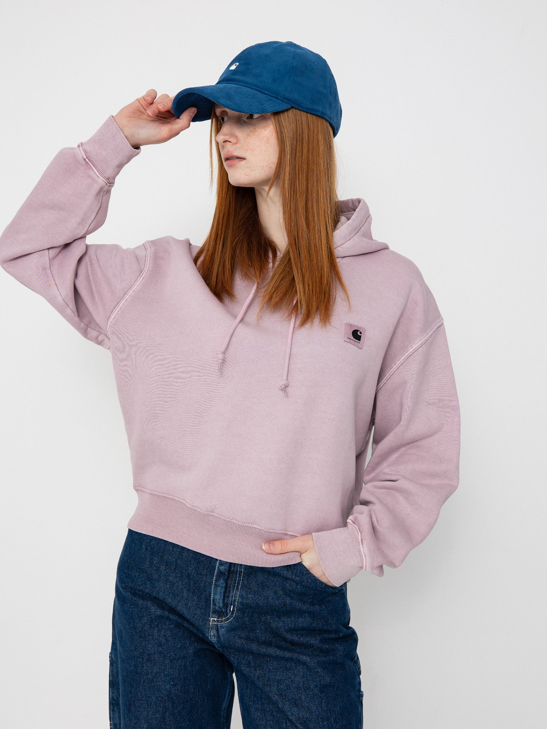 Carhartt WIP Nelson HD Wmn Kapucnis pulóver (hortensia)