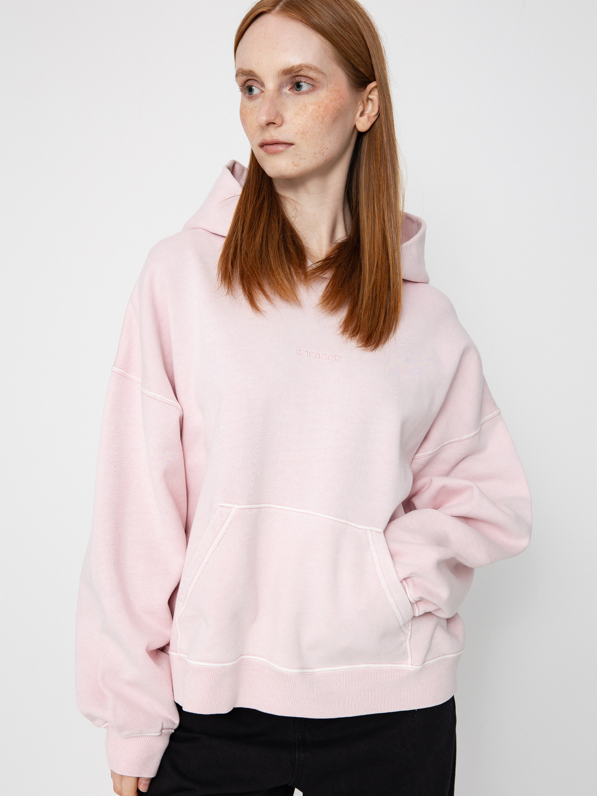 Carhartt WIP Benton HD Wmn Kapucnis pulóver (air pink)