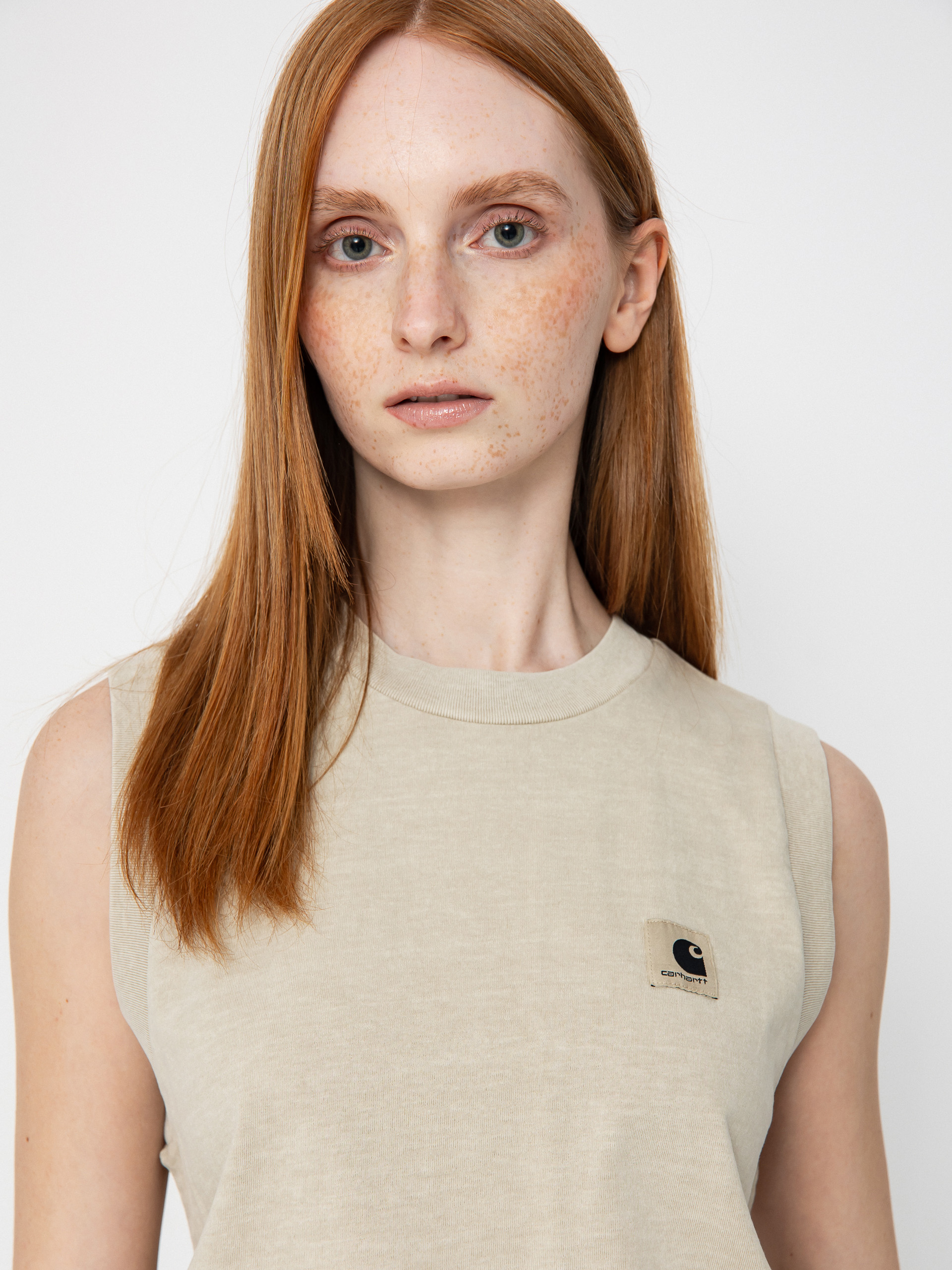 Carhartt WIP Nelson Wmn Póló (fleur de sel)