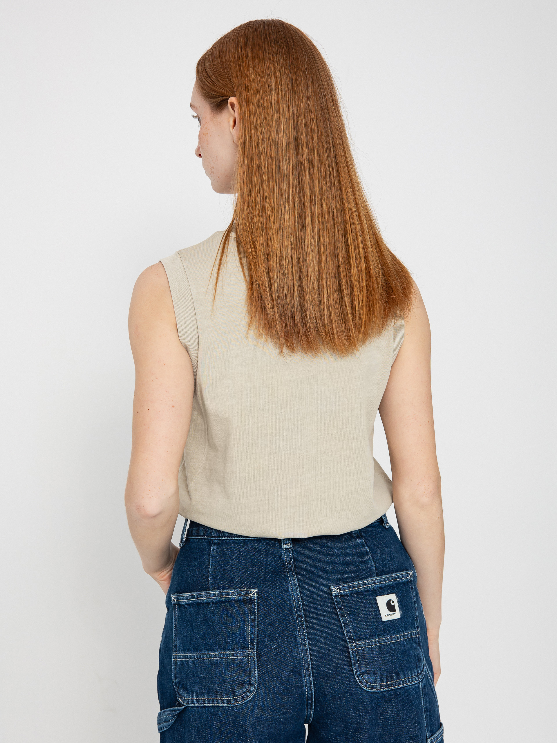 Carhartt WIP Nelson Wmn Póló (fleur de sel)