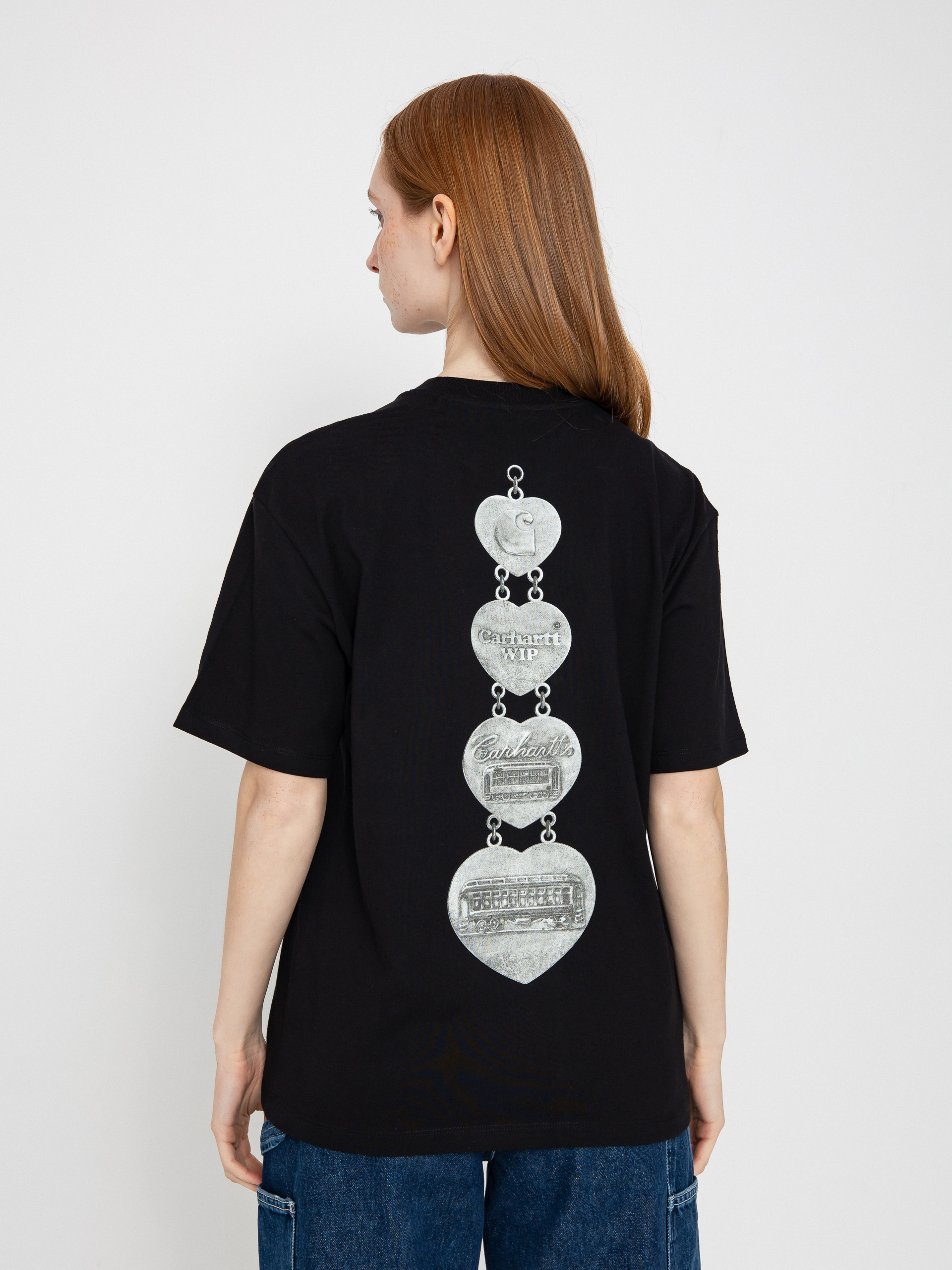 Carhartt WIP Hartt Chain Póló Wmn (black)