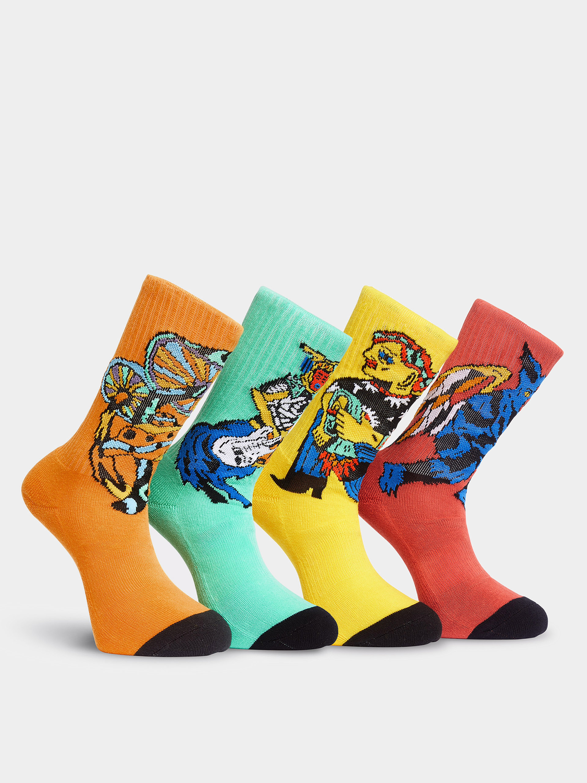 Zokni Volcom Fa Bob Mollema 4Pk (mint)