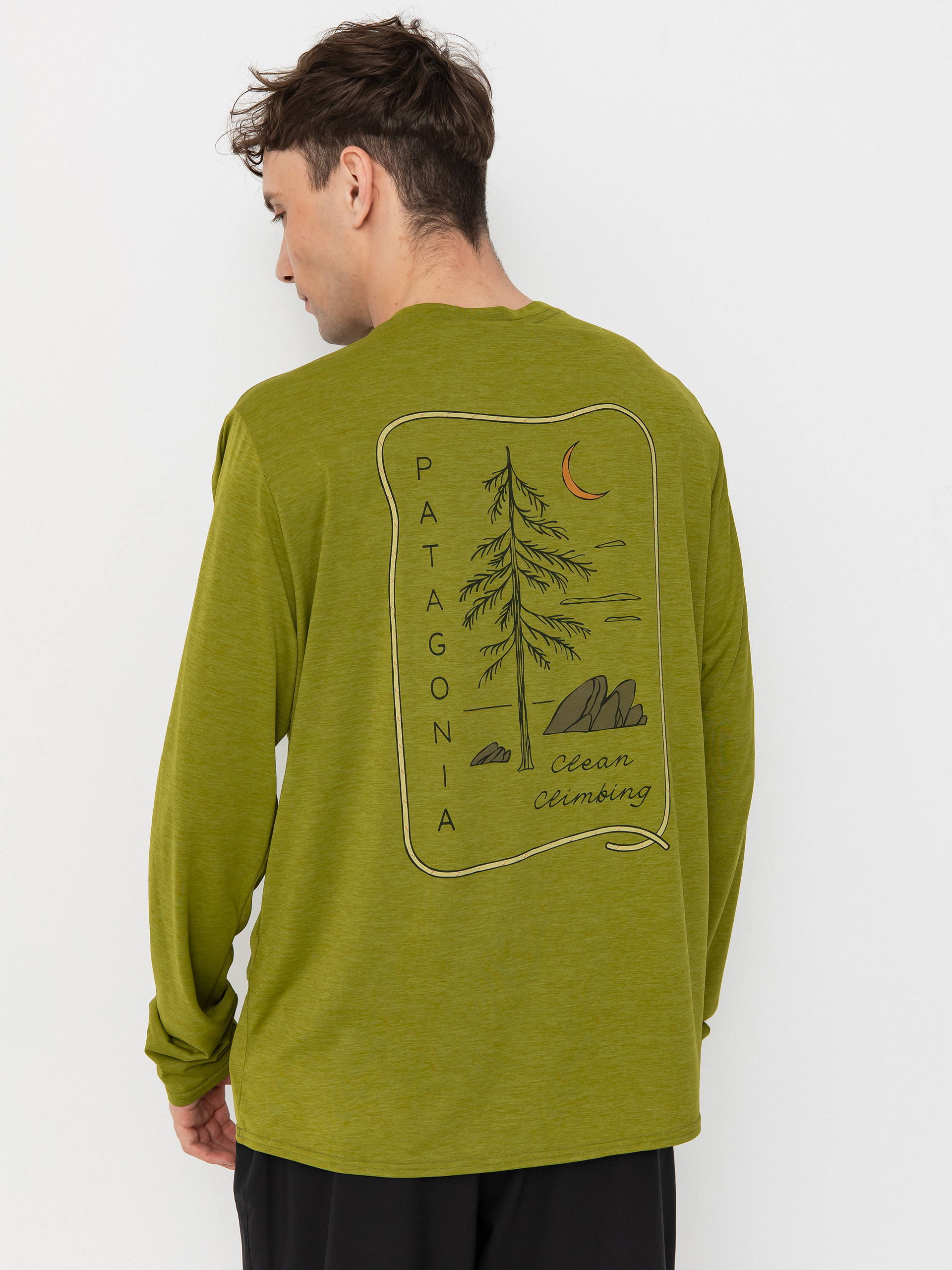 Patagonia Cap Cool Daily Graphic Hosszú ujjú felső (clean climb roots/graze green x-dye)