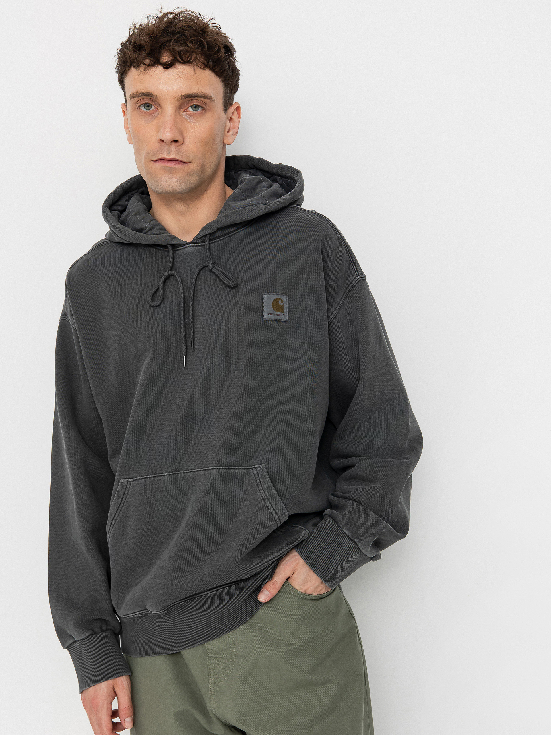 Carhartt WIP Nelson HD Kapucnis pulóver (graphite)