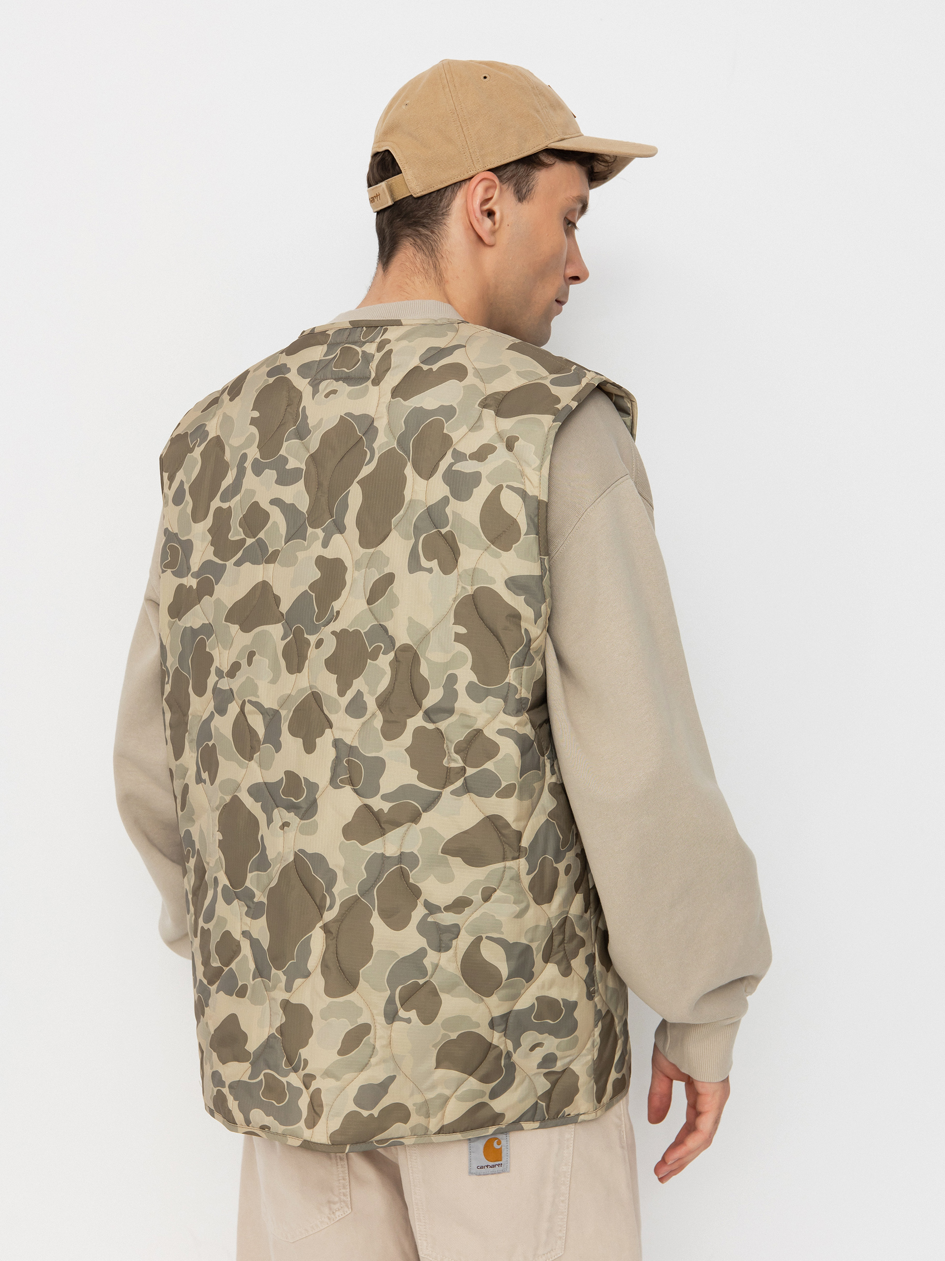 Carhartt WIP Skyton Mellény (camo duck/desert)
