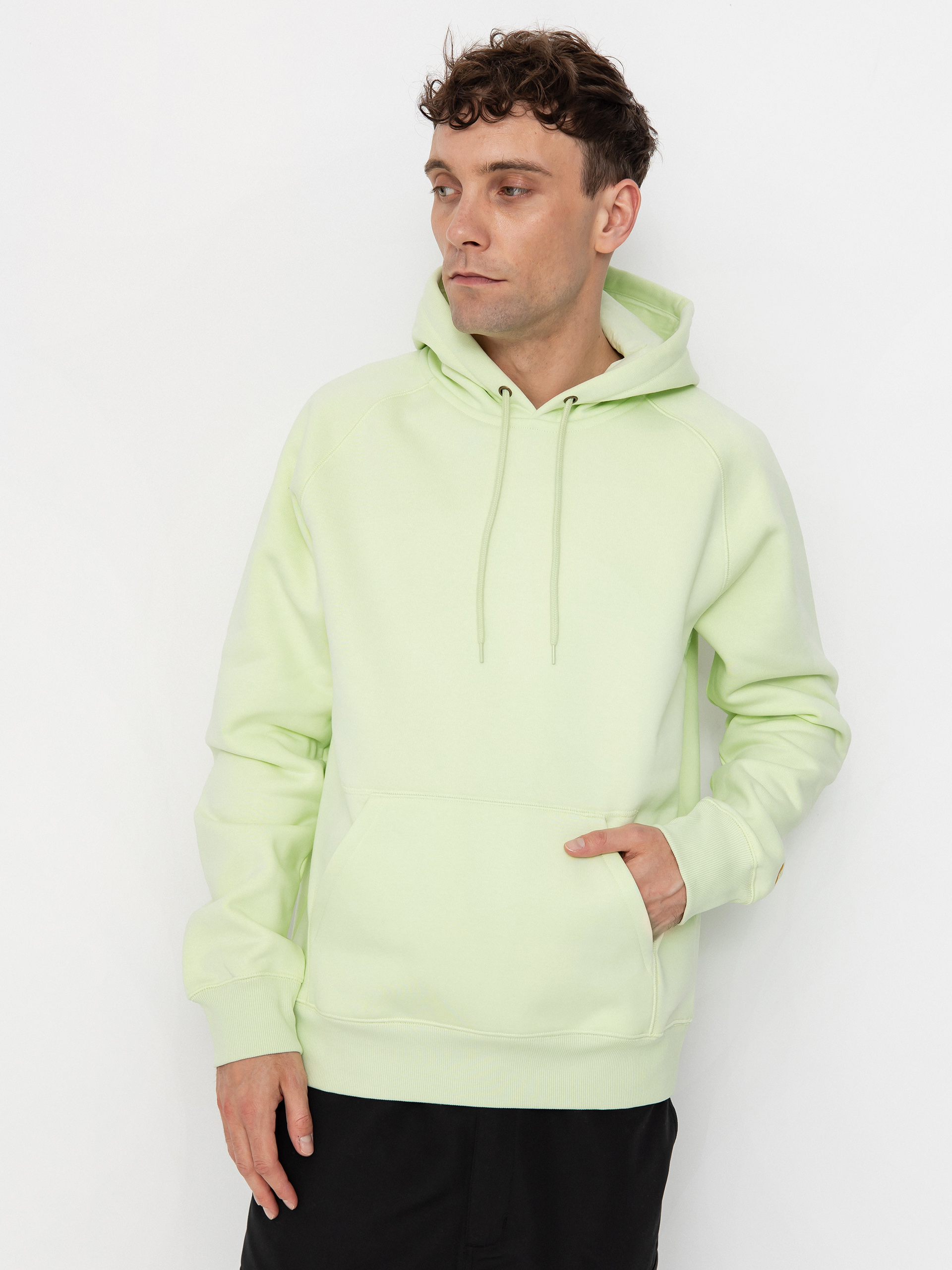 Carhartt WIP Chase HD Kapucnis pulóver (air green/gold)