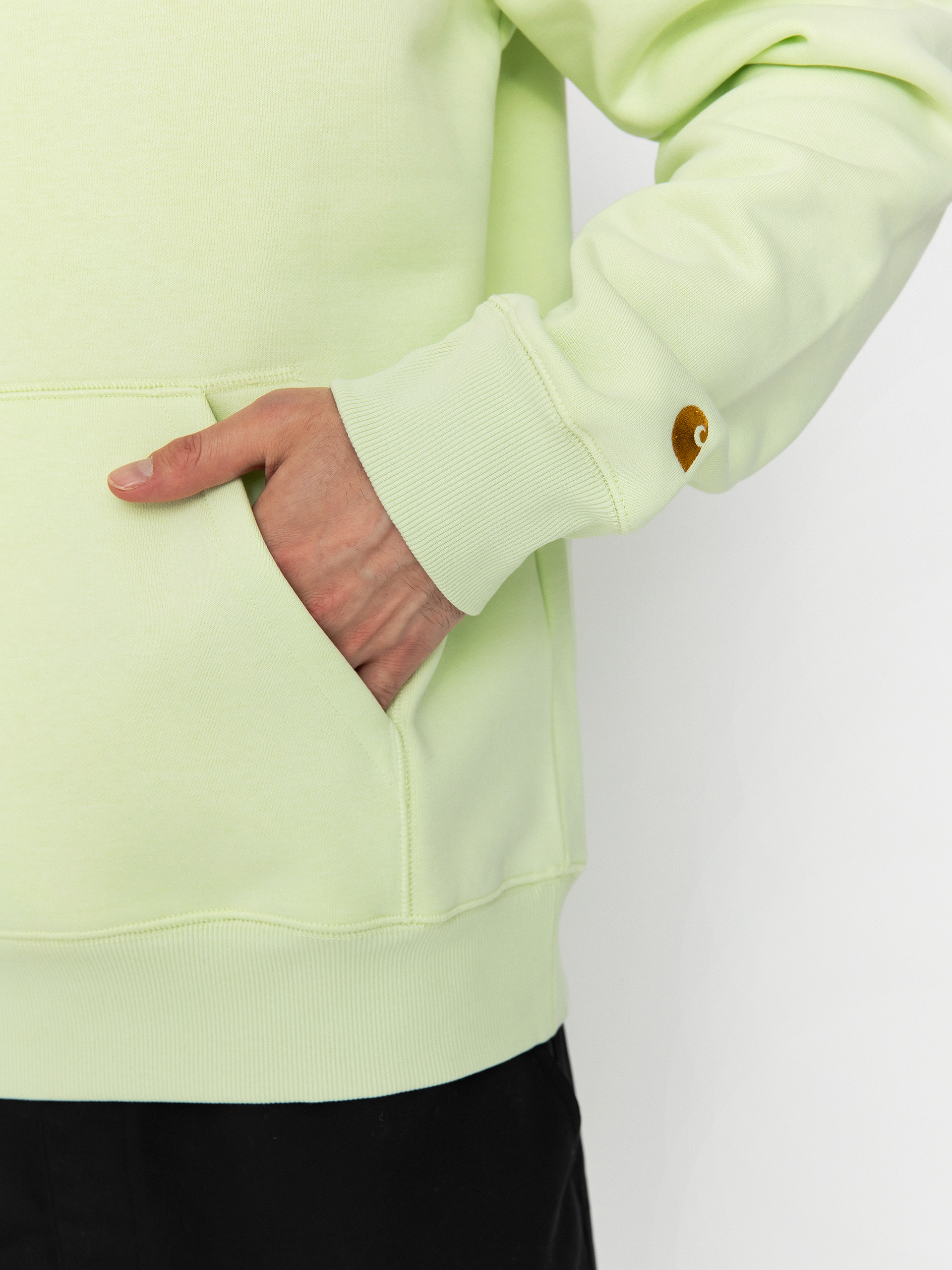 Carhartt WIP Chase HD Kapucnis pulóver (air green/gold)