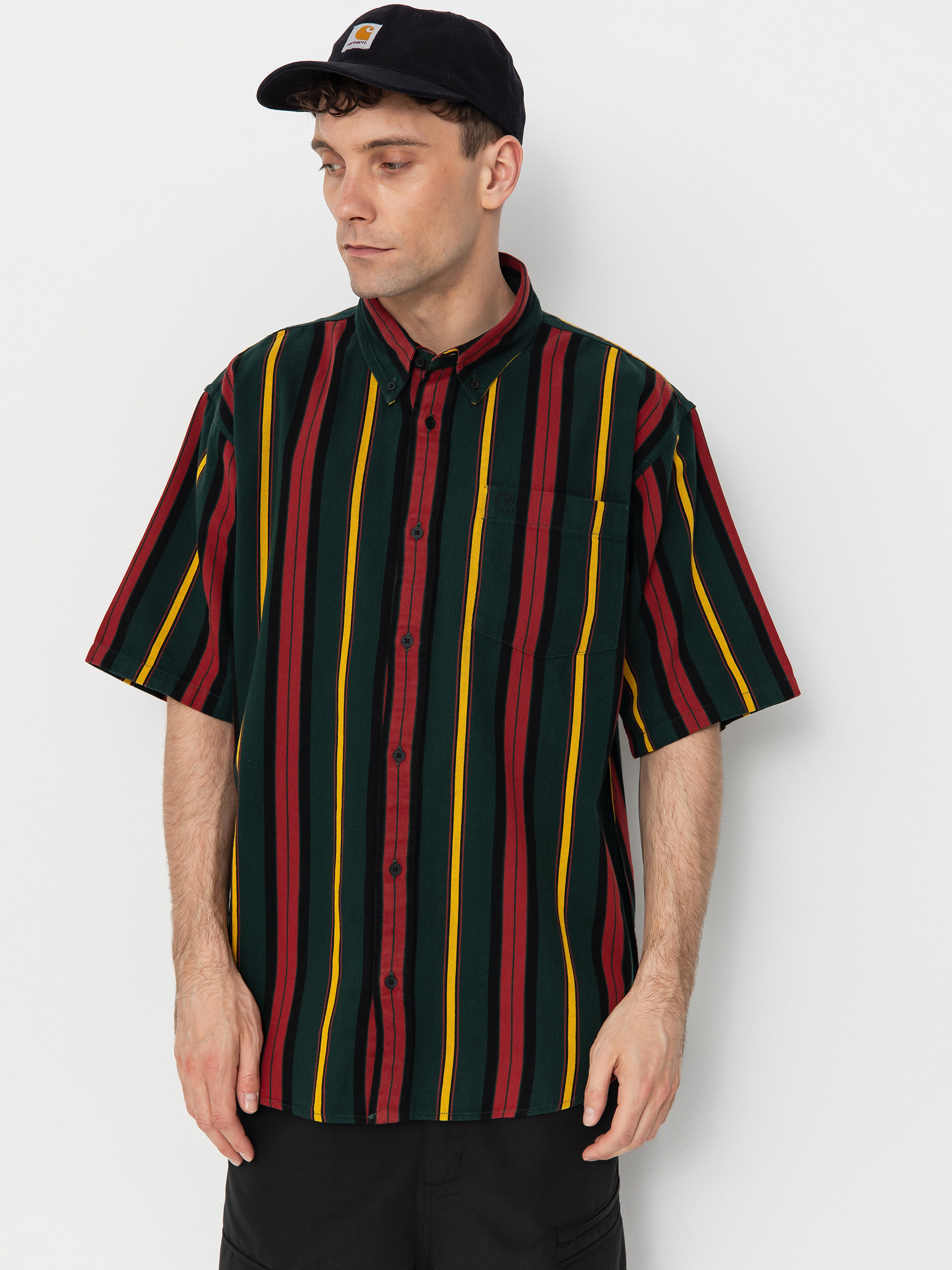 Carhartt WIP Jarrell Ing (jarrell stripe/conifer/black)