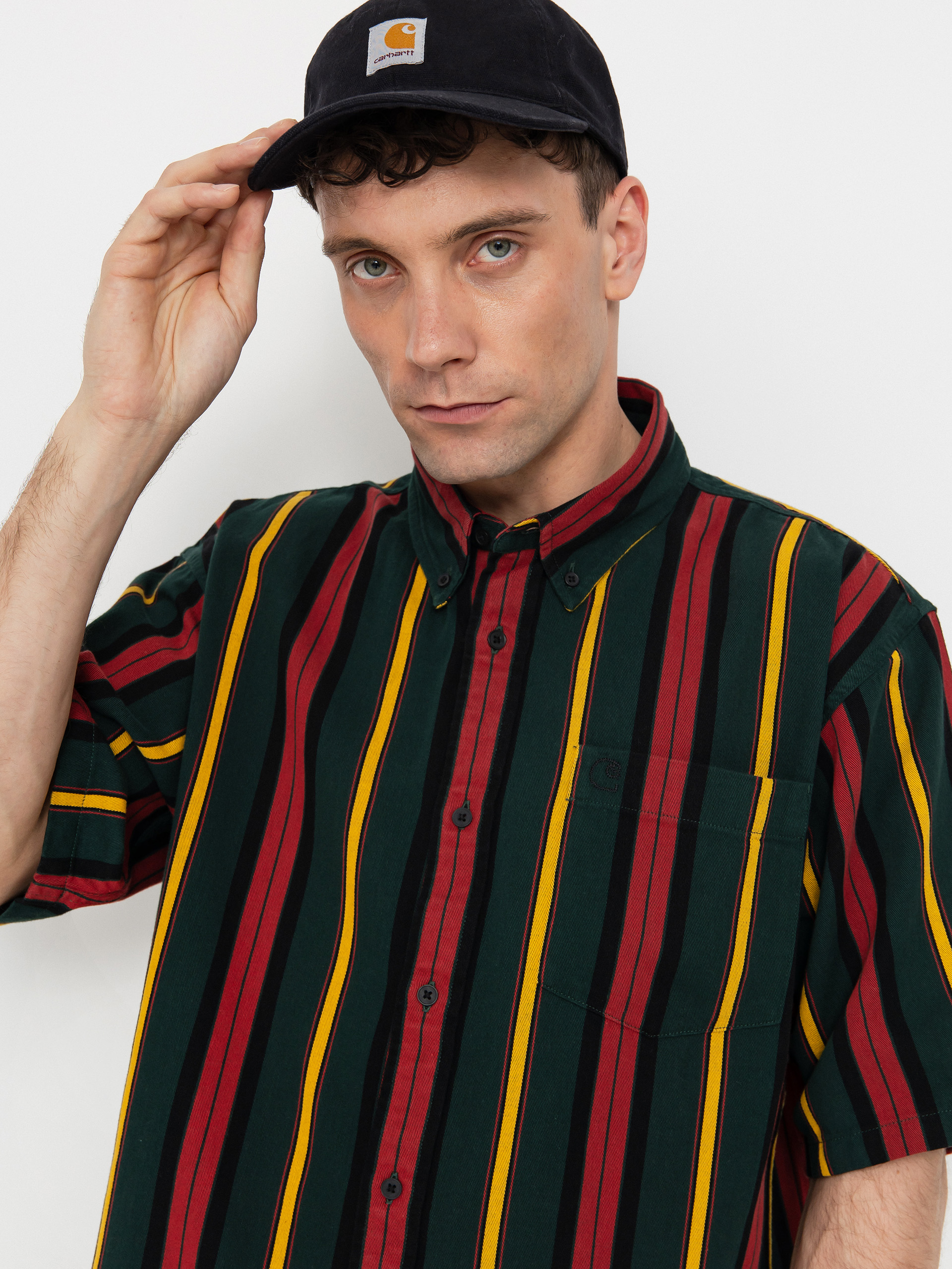 Carhartt WIP Jarrell Ing (jarrell stripe/conifer/black)