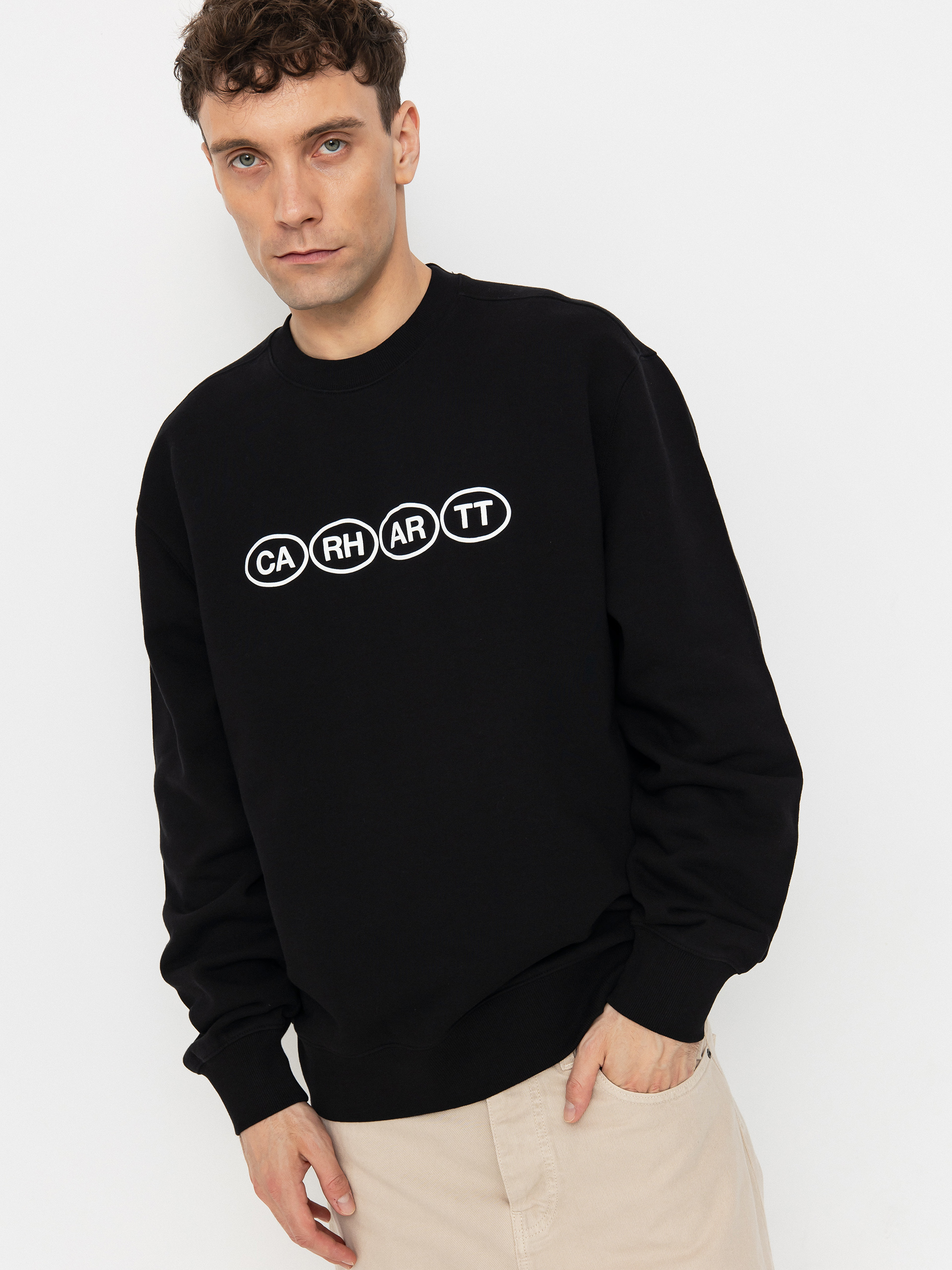 Carhartt WIP Bumper Pulóver (black/white)