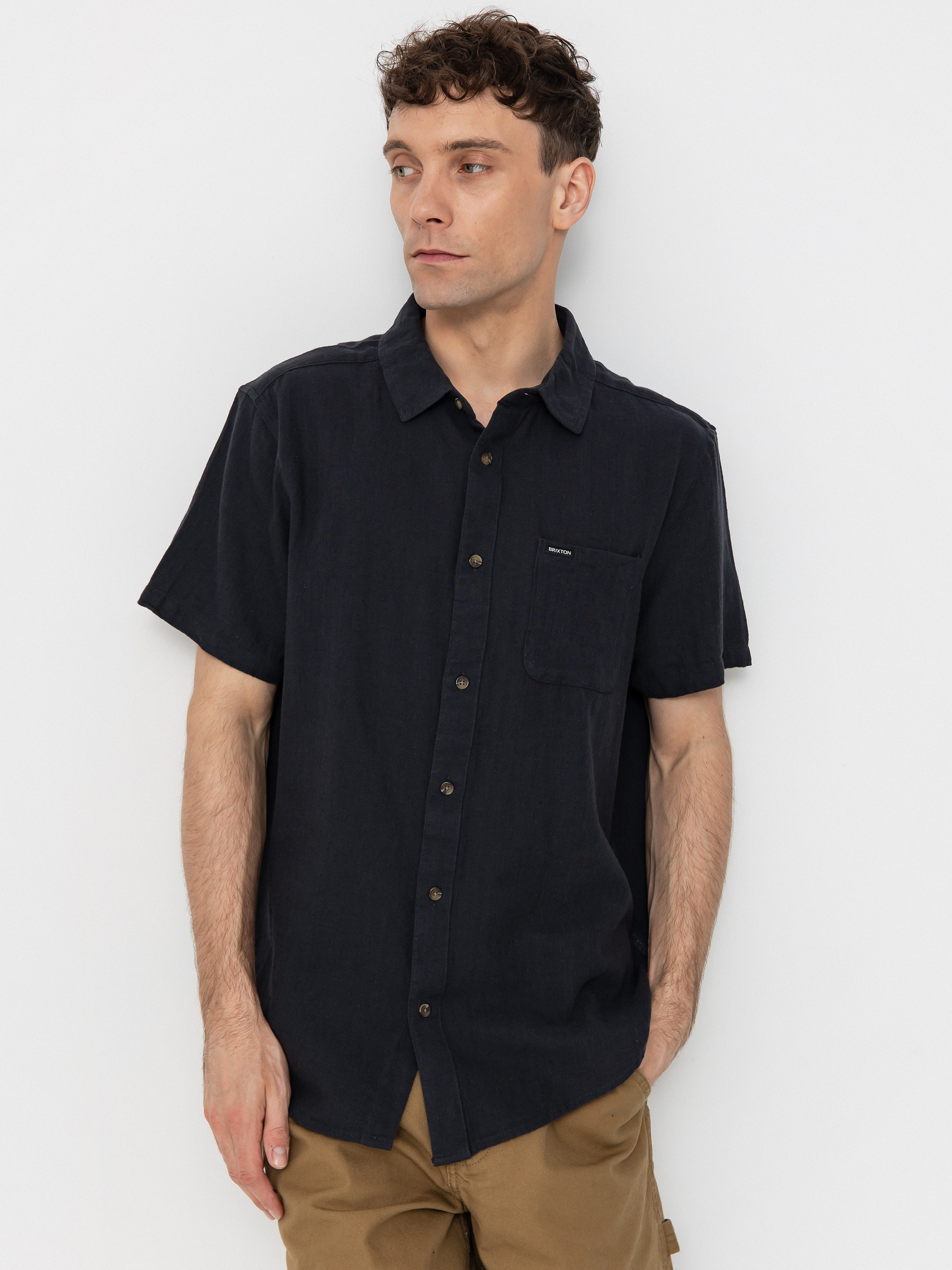 Brixton Charter Org Cttn Ing (washed black)