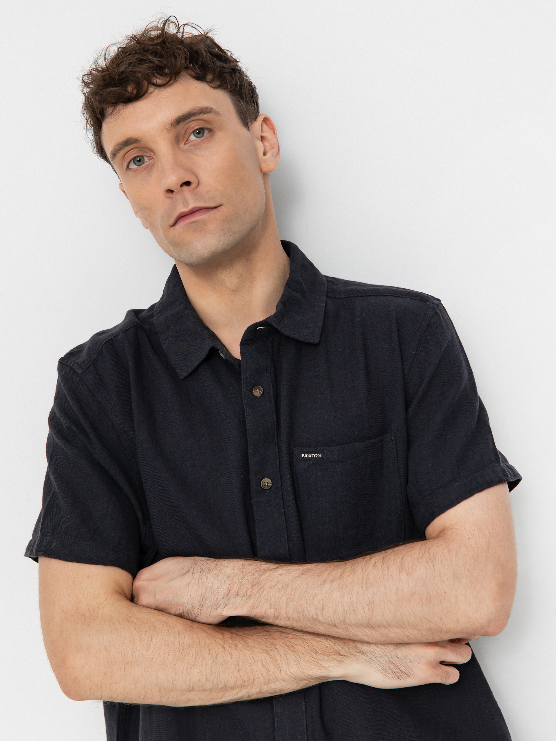 Brixton Charter Org Cttn Ing (washed black)