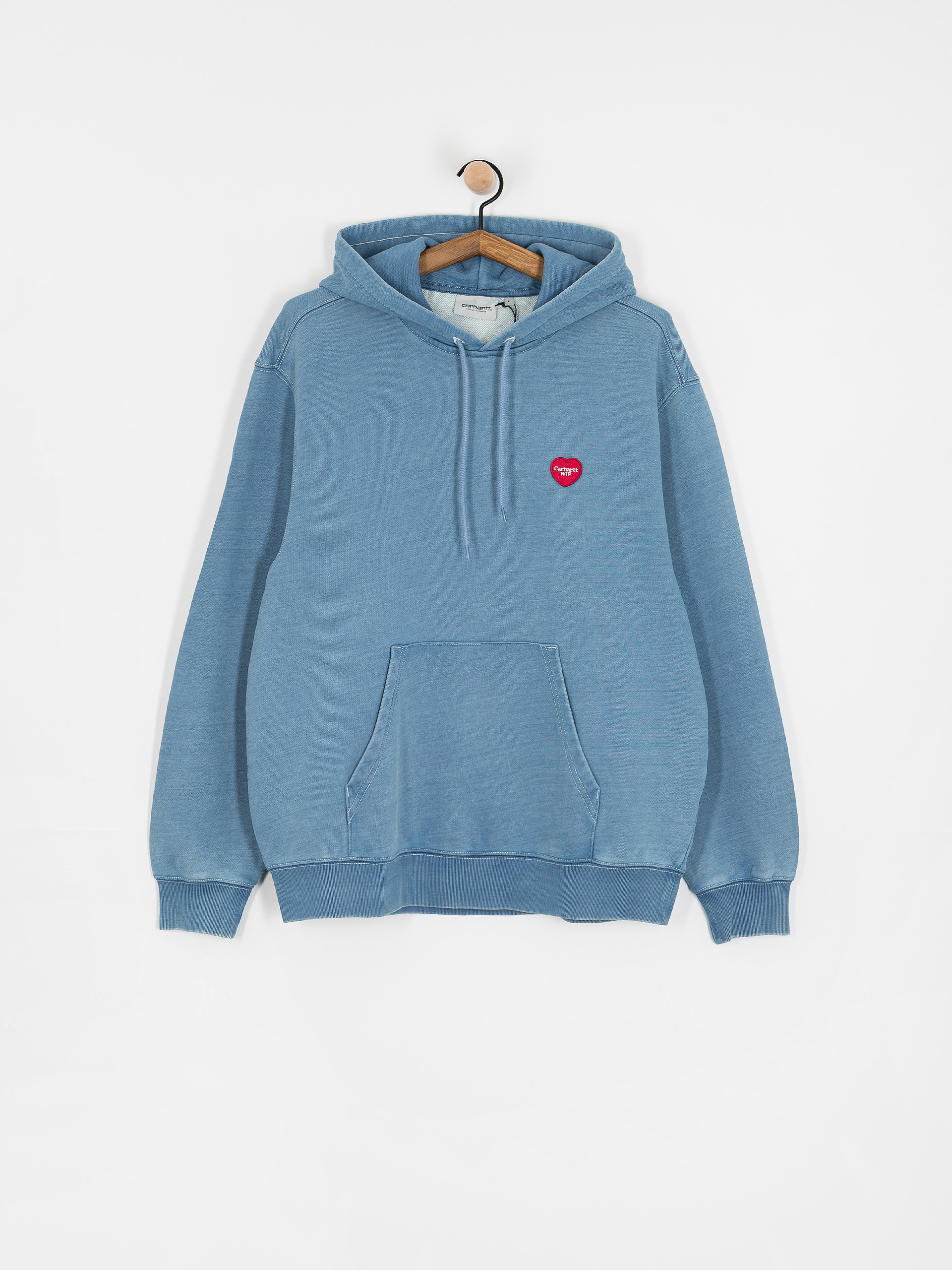 Kapucnis pulóver Carhartt WIP Ingo HD (light blue)