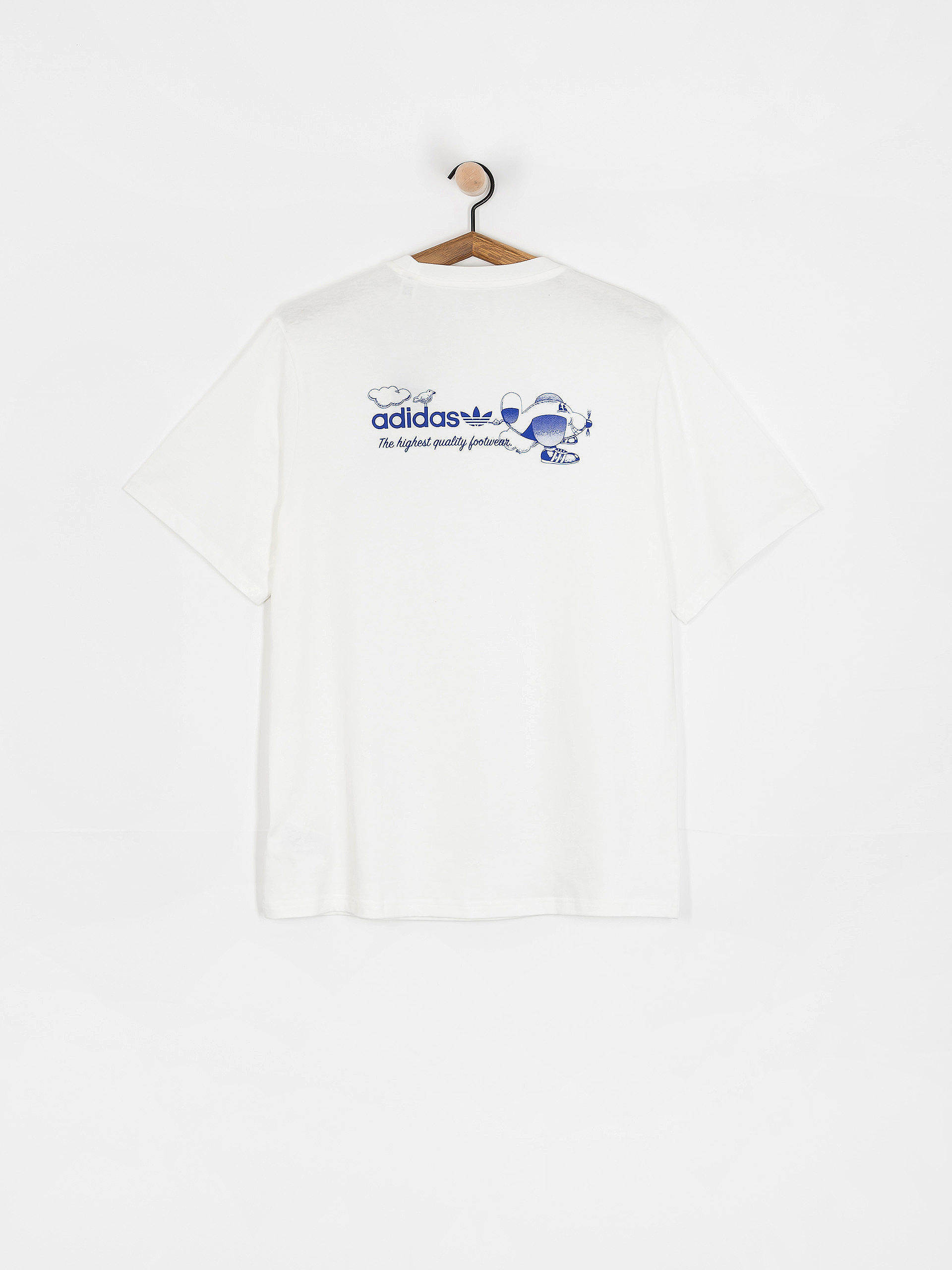 Póló adidas Dogplane (white/lucblu)