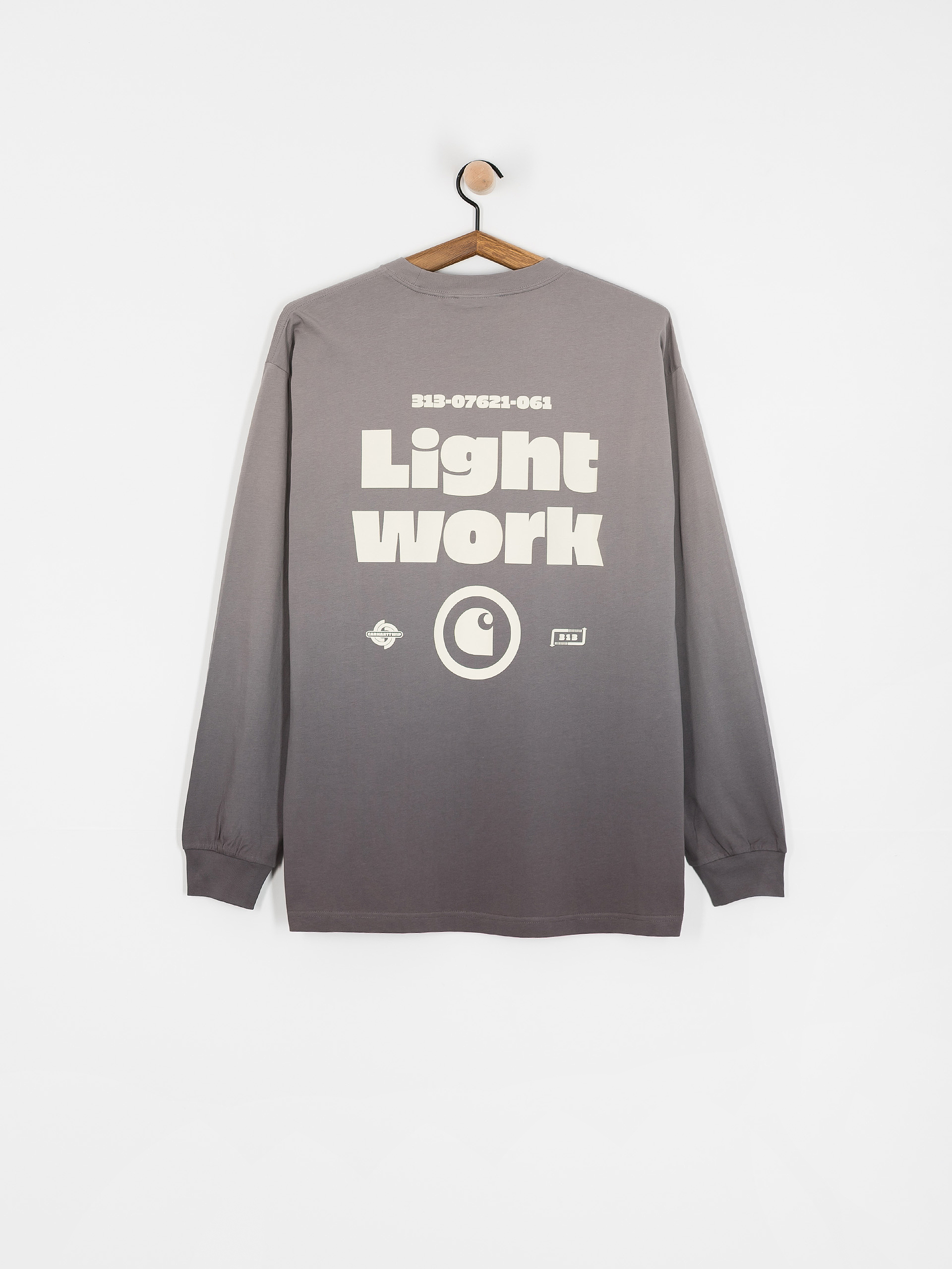 Hosszú ujjú felső Carhartt WIP Light Work (yosemite/black)