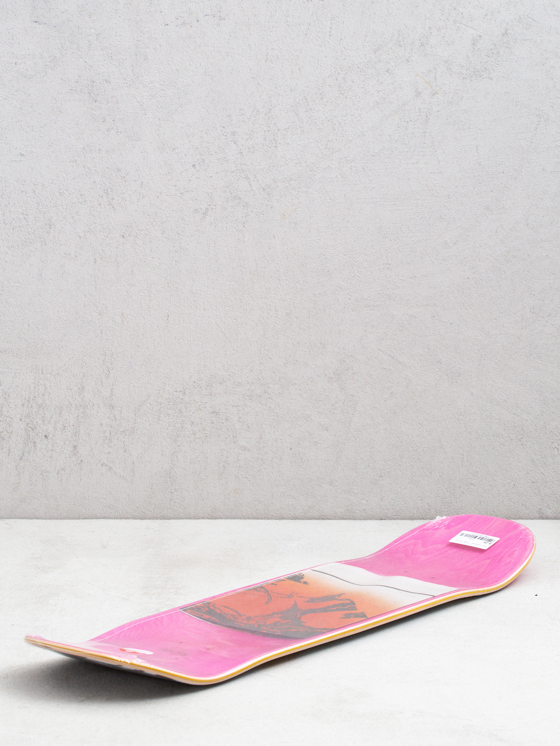 Gördeszka lap Quasi Skateboards Crockett Bio (white/pink)