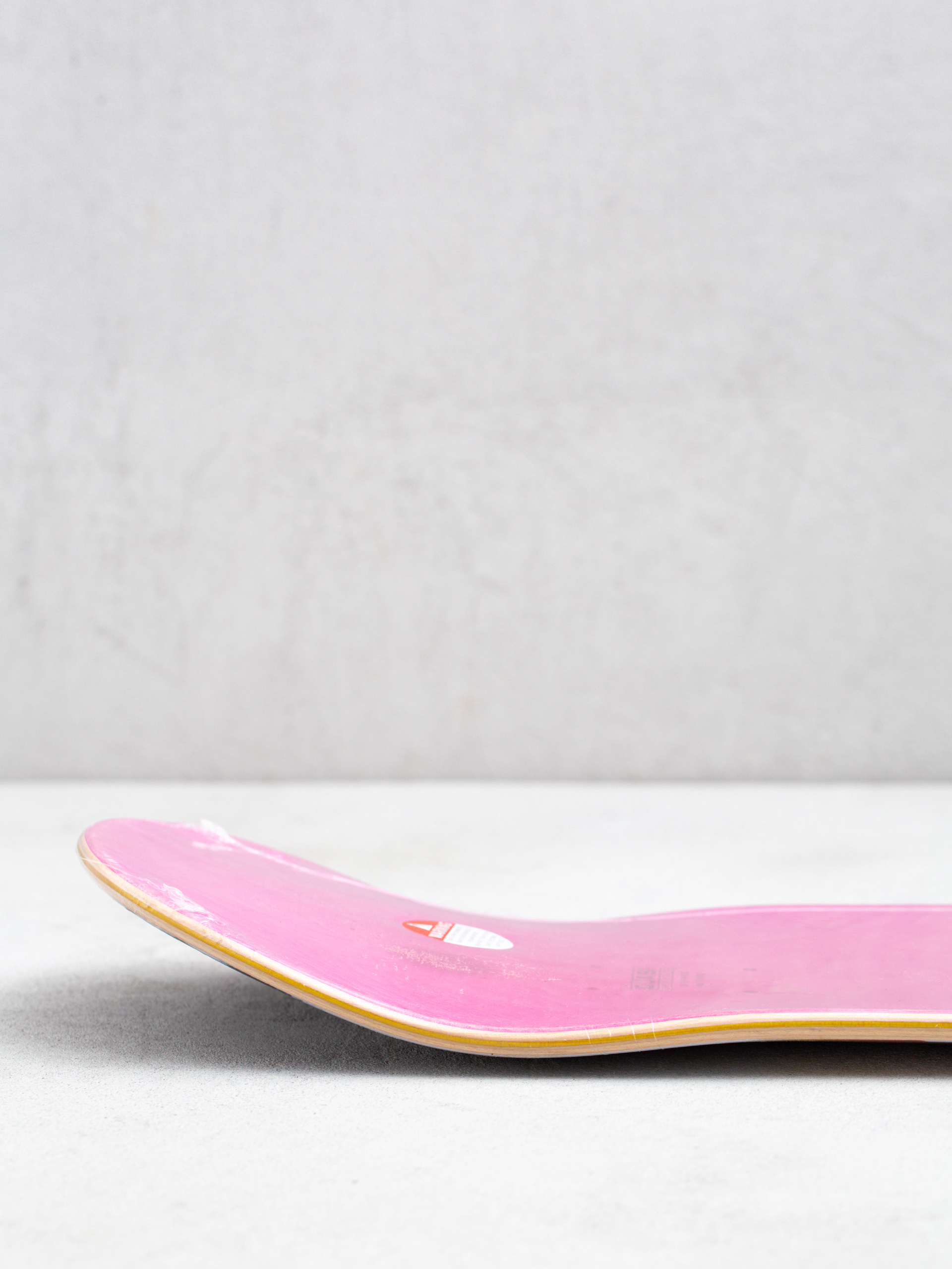 Gördeszka lap Quasi Skateboards Crockett Bio (white/pink)
