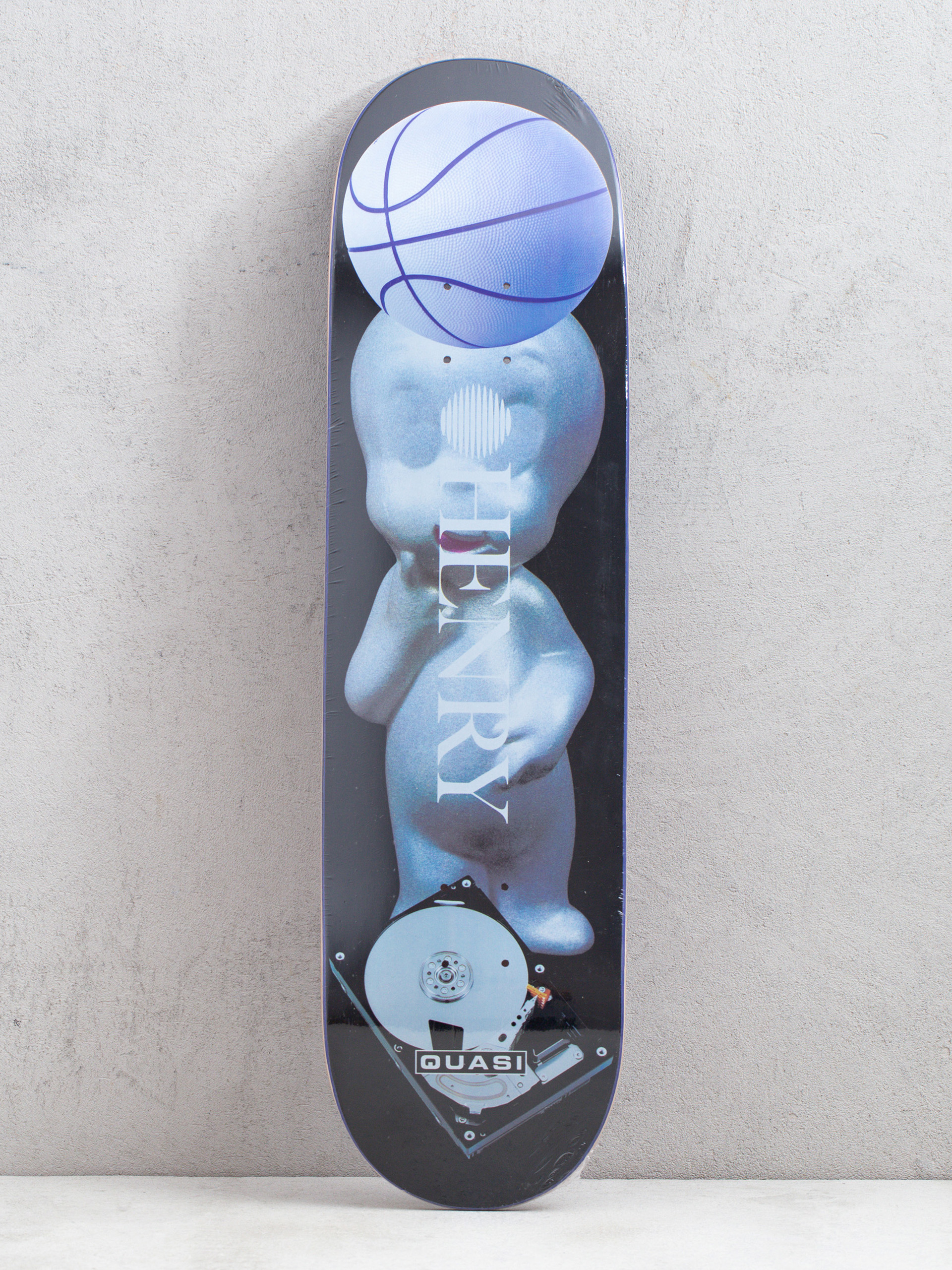 Gördeszka lap Quasi Skateboards Henry Mempool (black)
