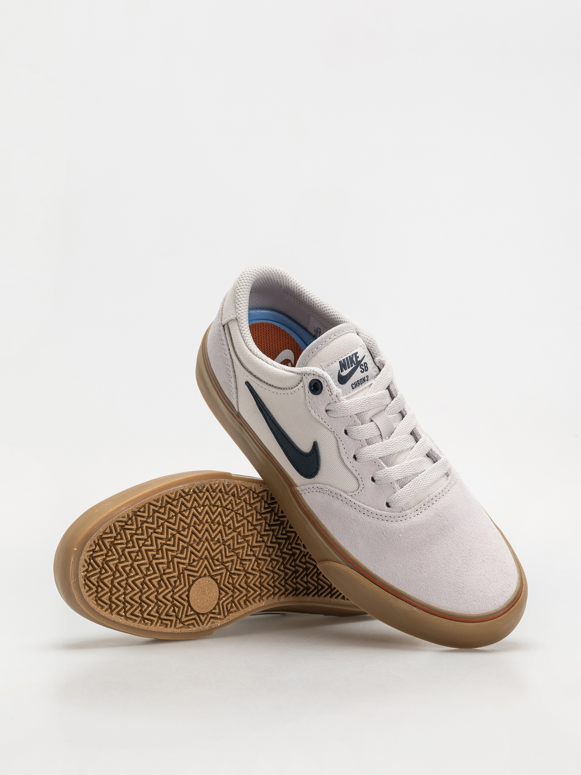 Nike SB Chron 2 Cipők (vast grey/armory navy dark russet)