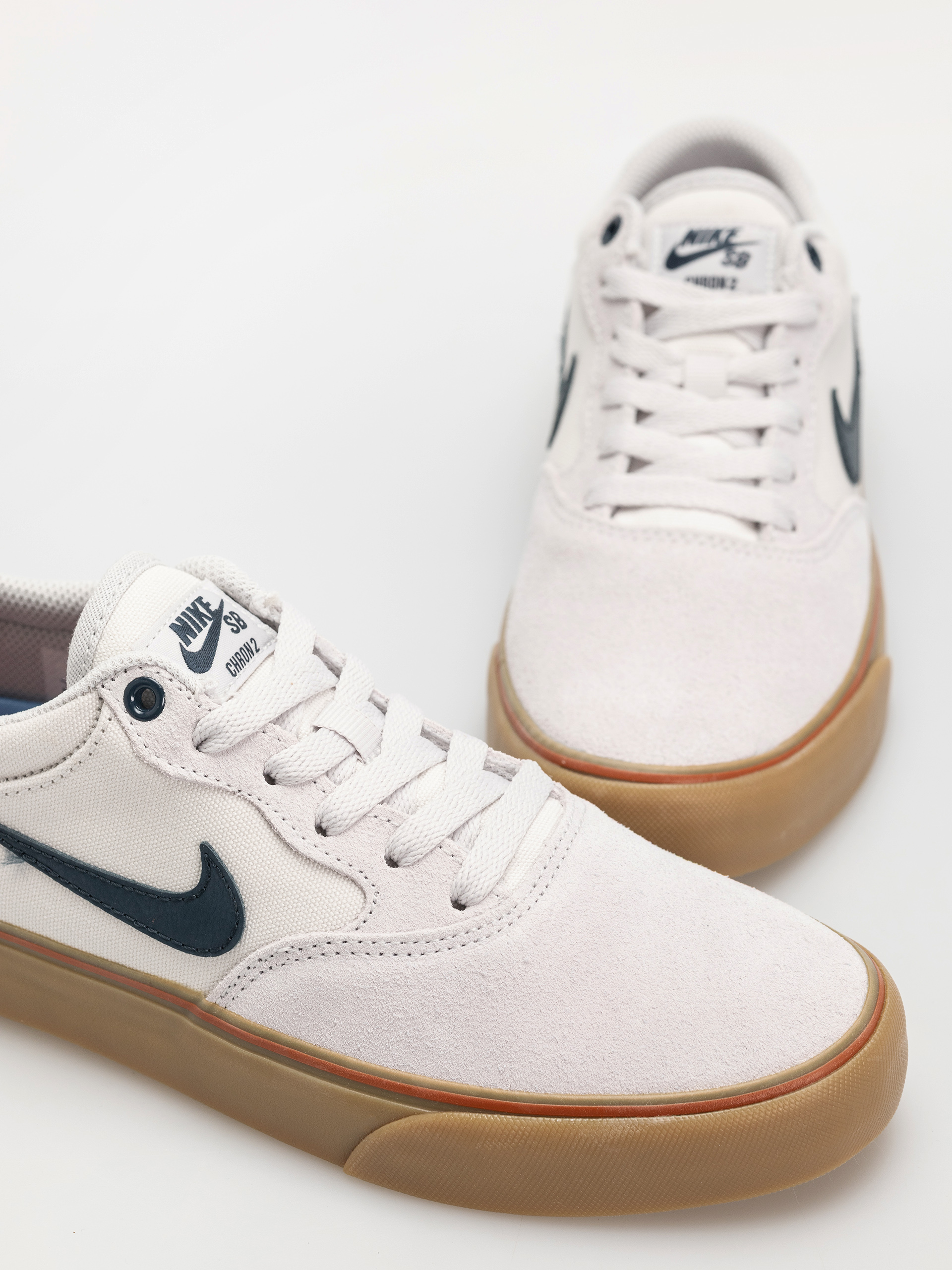 Nike SB Chron 2 Cipők (vast grey/armory navy dark russet)