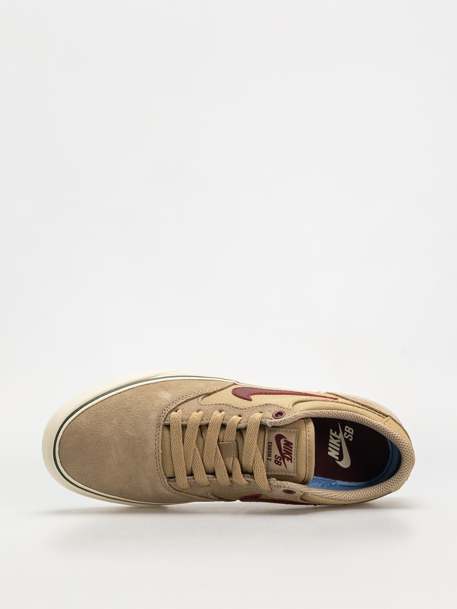 Nike SB Chron 2 Cipők (parachute beige/dark team red)