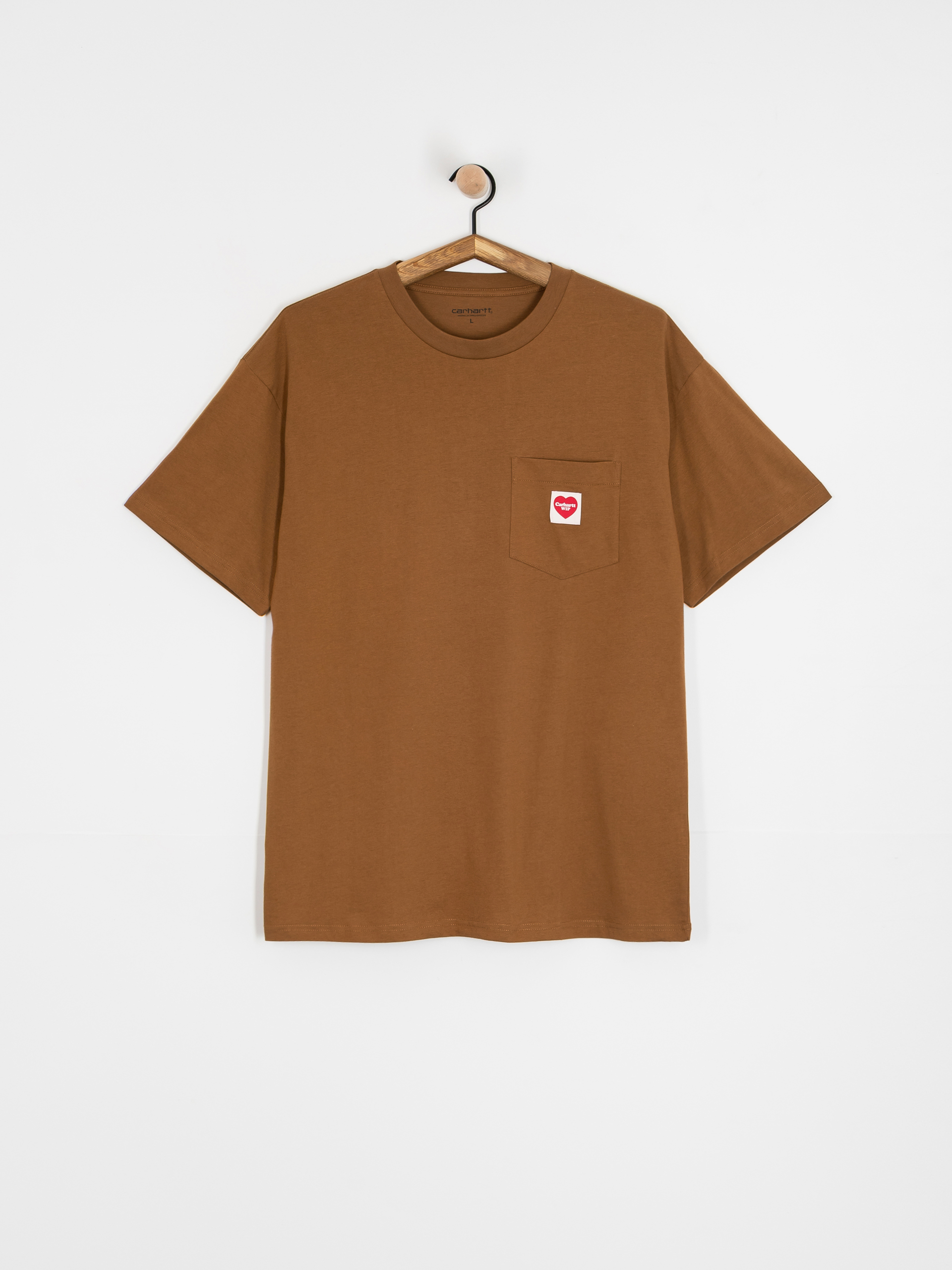 Carhartt WIP Pocket Heart Pu00f3lu00f3 (hamilton brown)