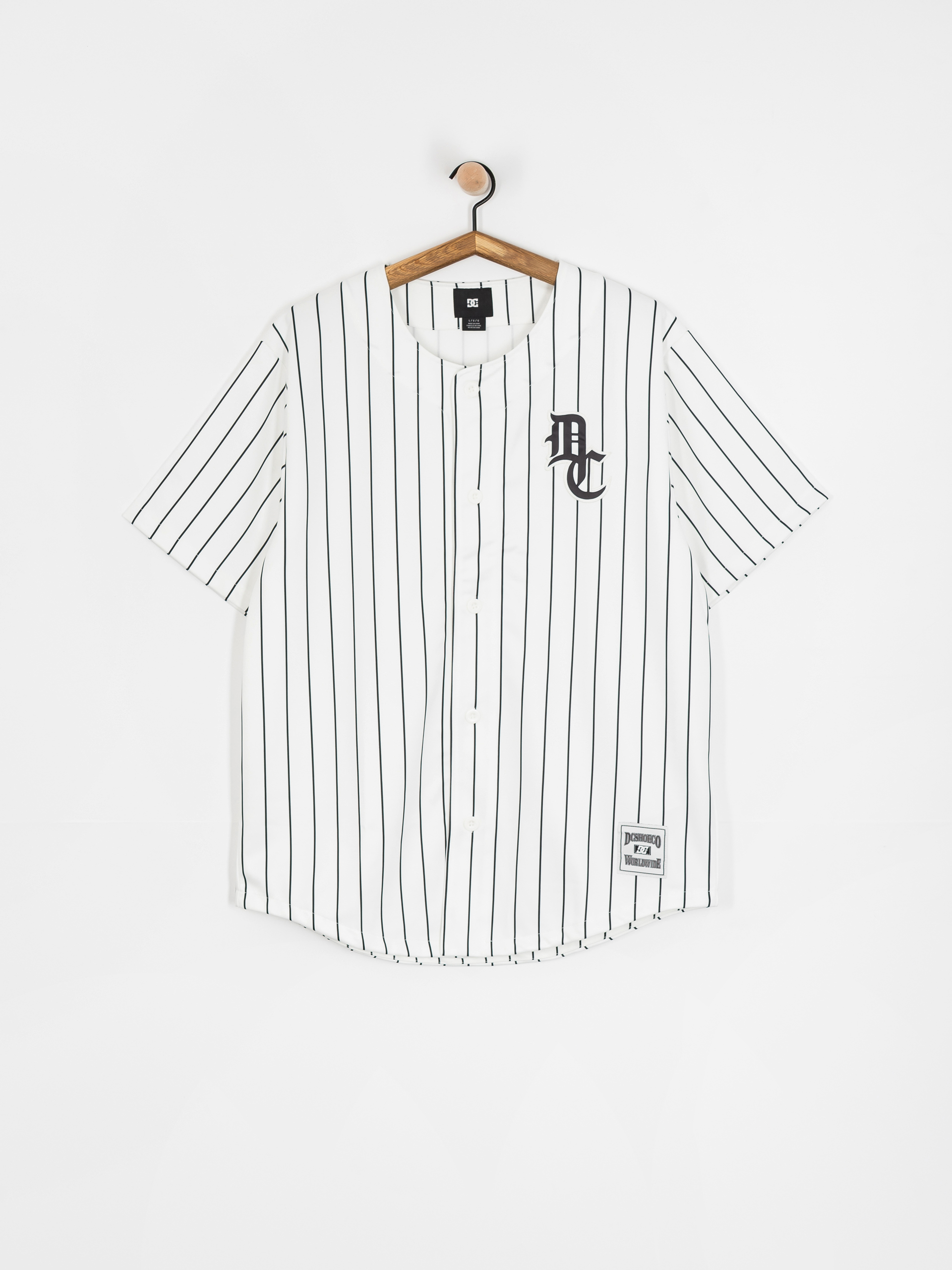 DC Slugger Jersey Póló (white pinstripe)