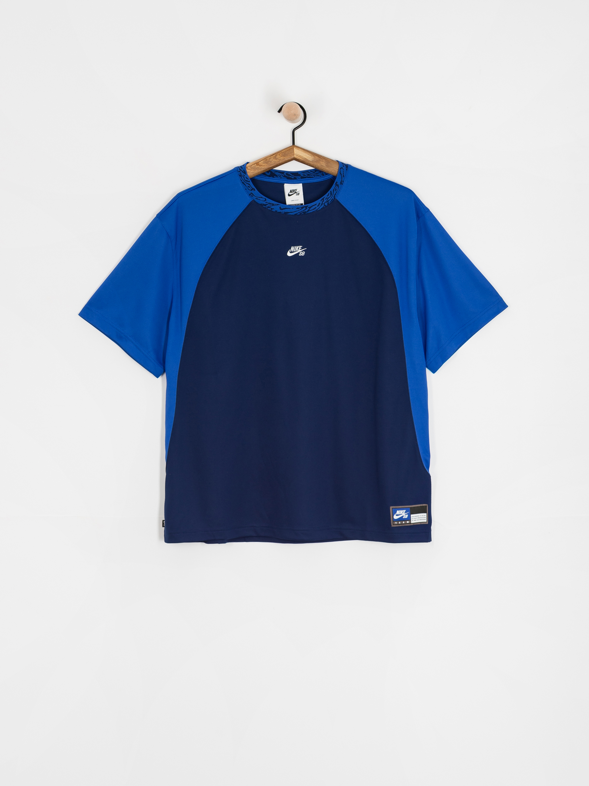Nike SB Dri Fit Knit Póló (blue void/game royal/white)