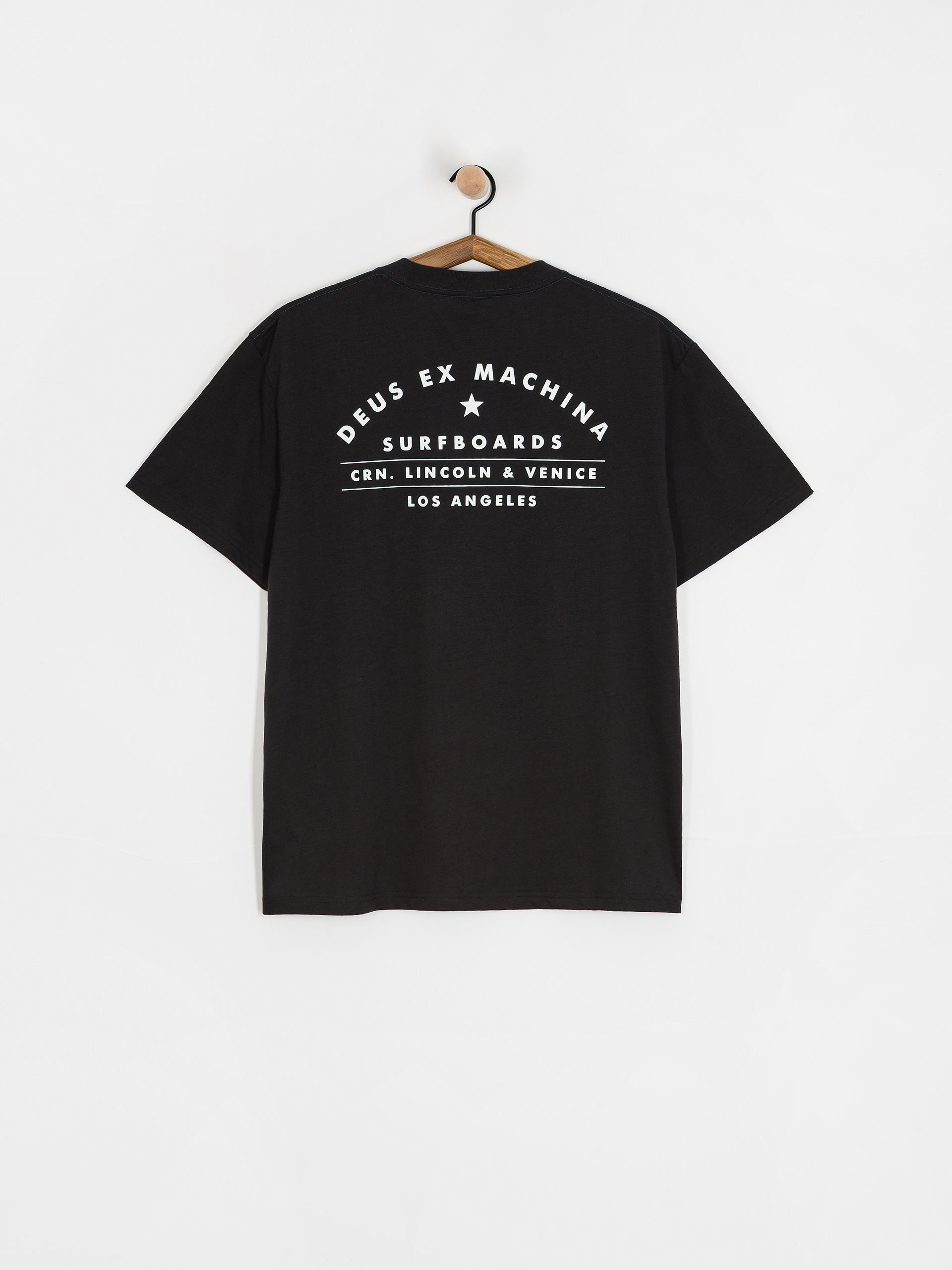 Deus Ex Machina Los Angeles Surf Address Póló (black)