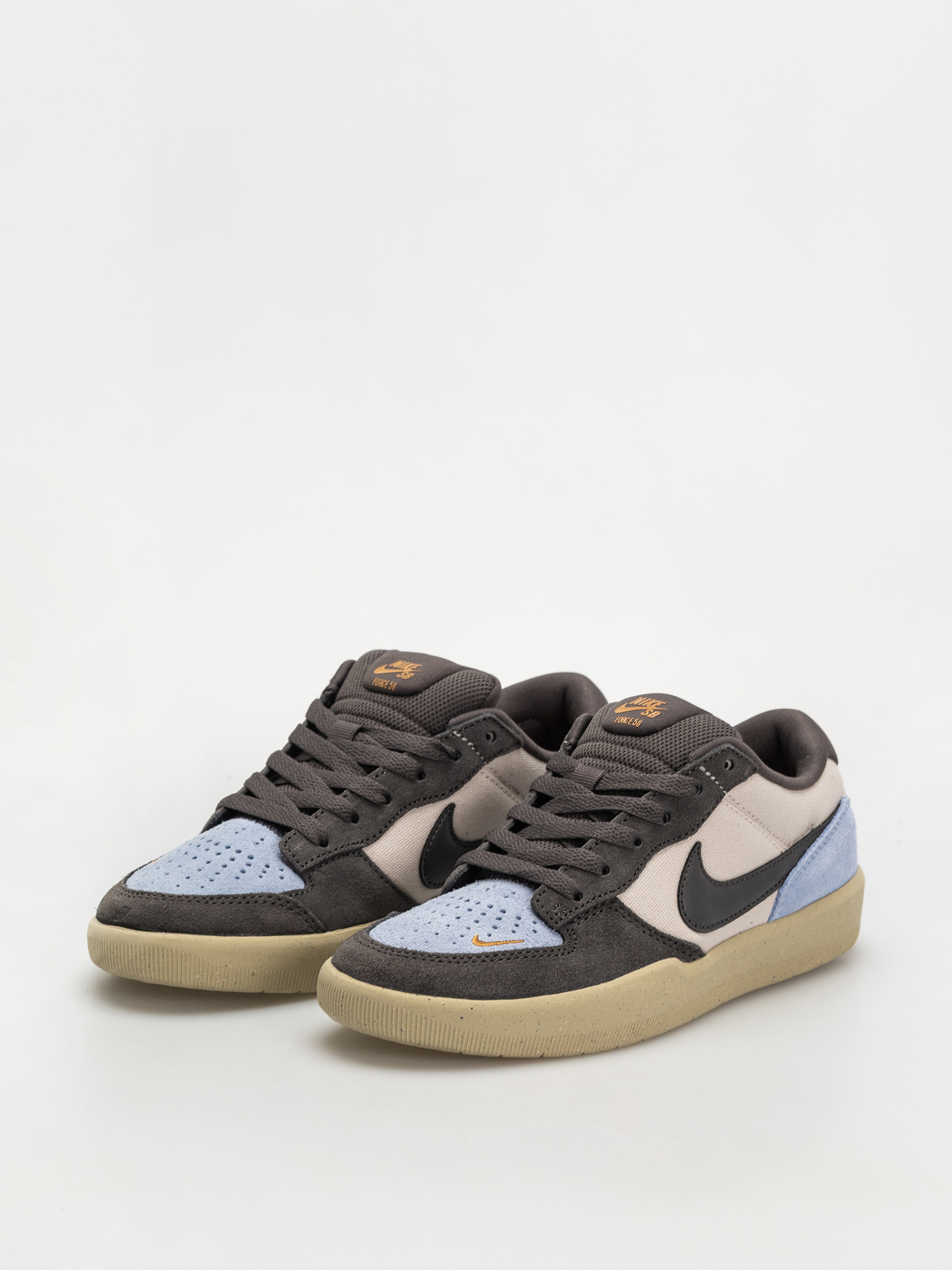 Nike SB Force 58 Cipők (lt orewood brn/medium ash psychic blue)