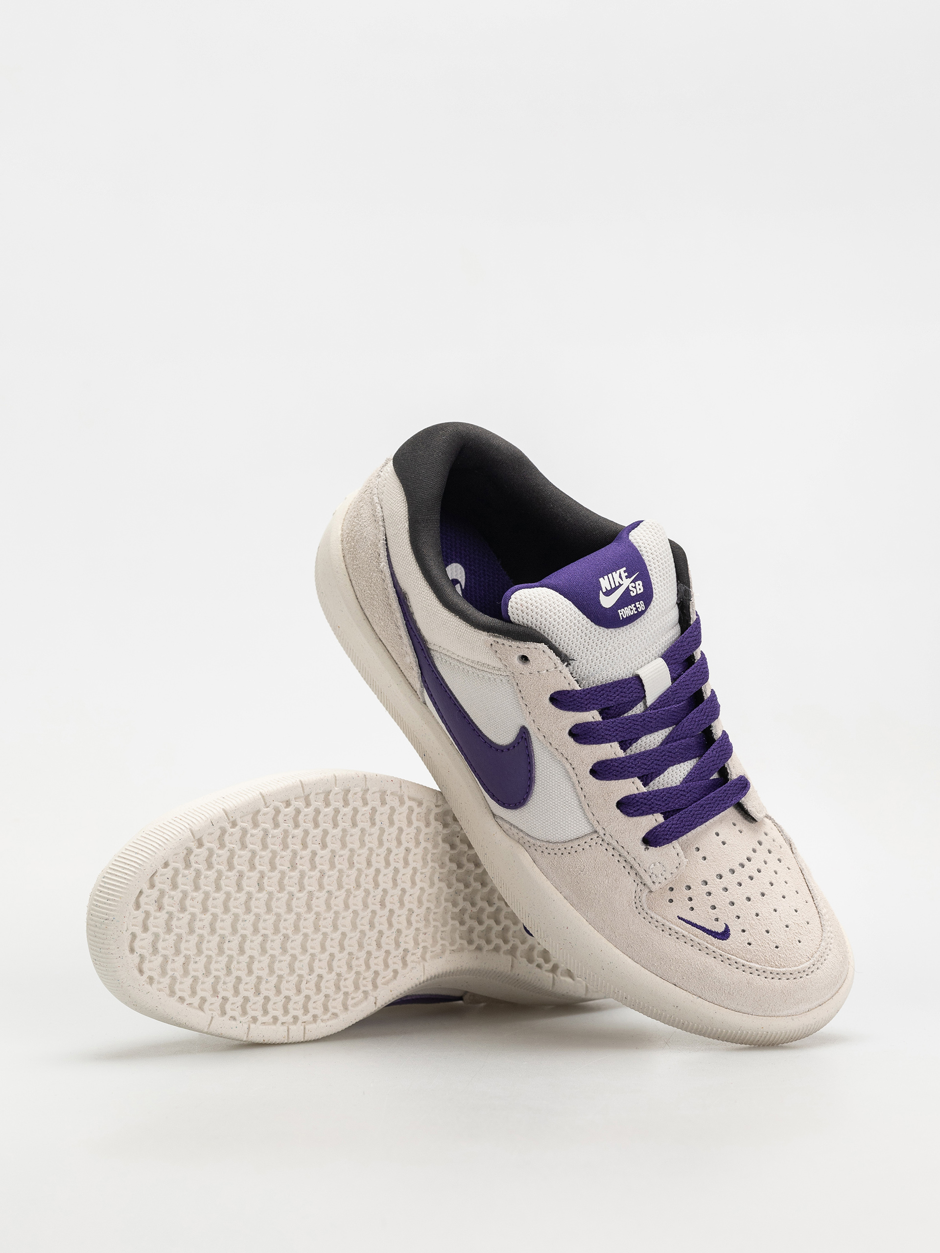 Nike SB Force 58 Cipők (phantom/court purple summit white)