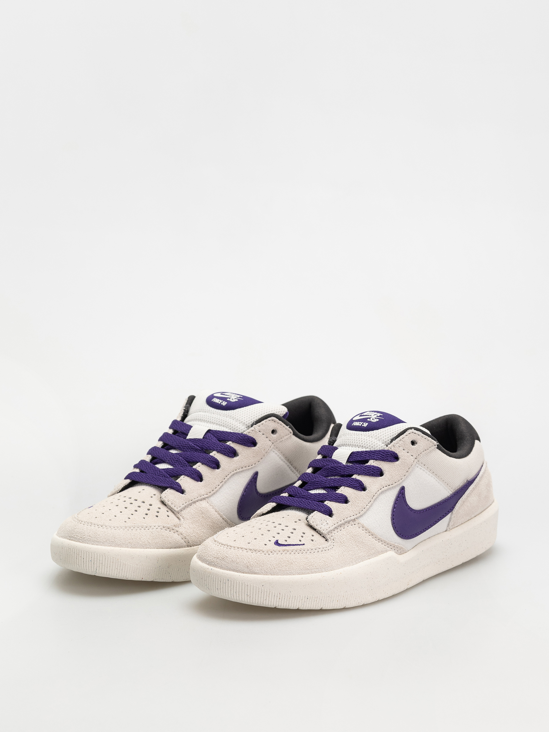 Nike SB Force 58 Cipők (phantom/court purple summit white)