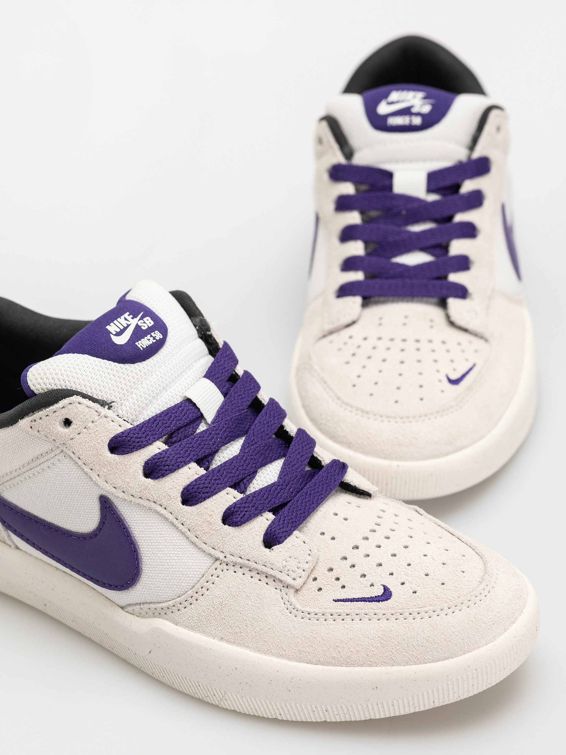 Nike SB Force 58 Cipők (phantom/court purple summit white)