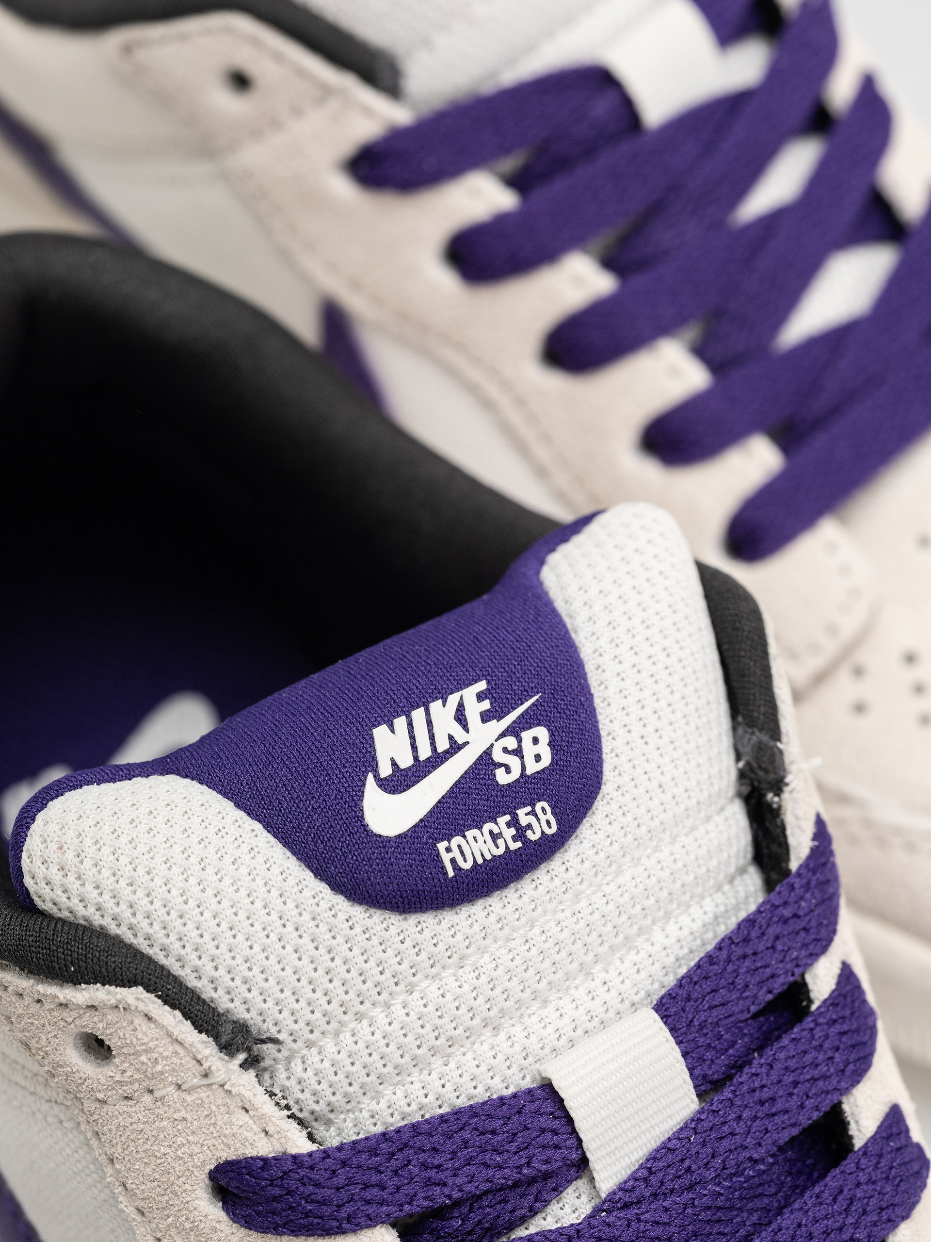 Nike SB Force 58 Cipők (phantom/court purple summit white)
