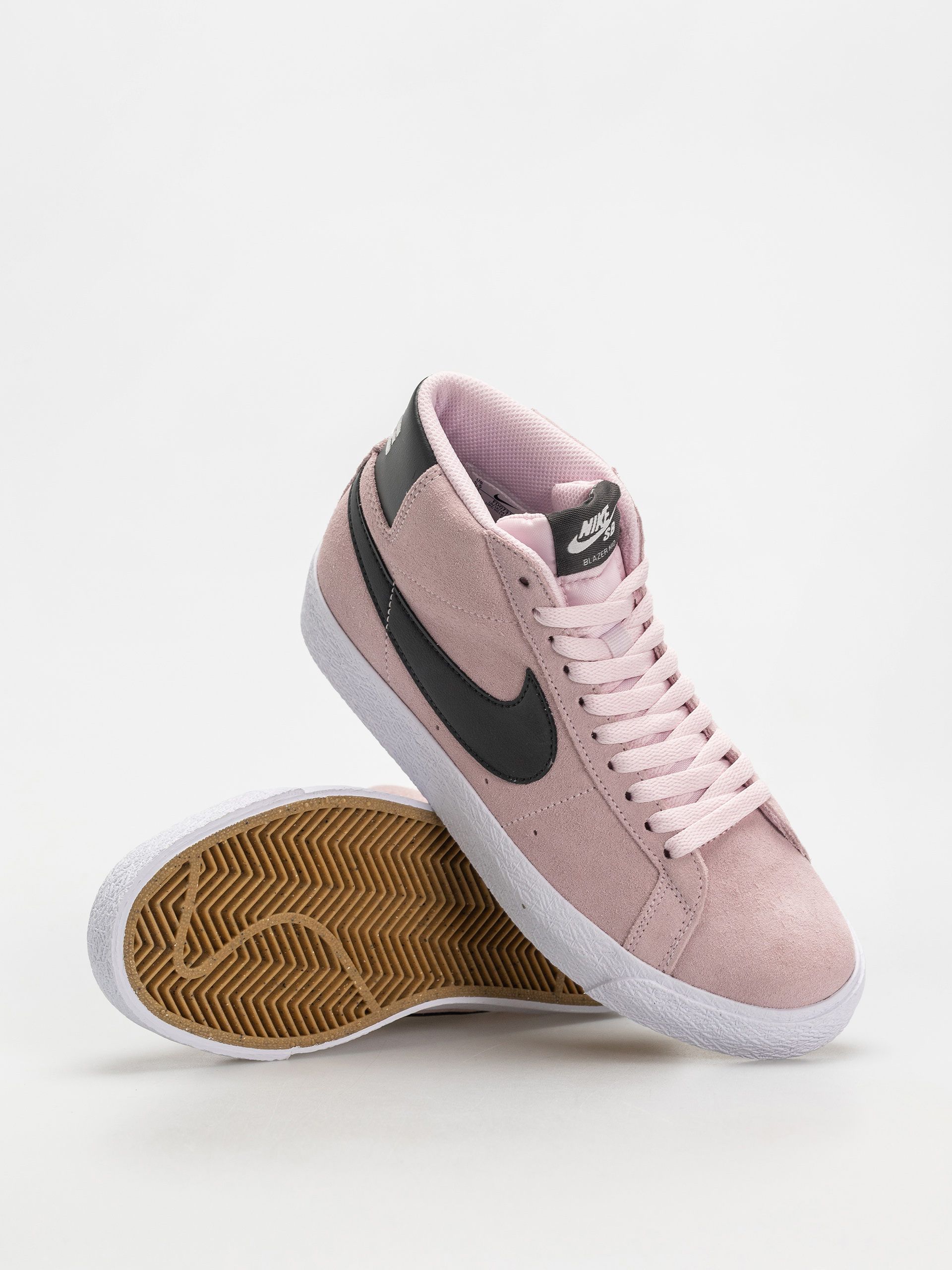 Nike SB Zoom Blazer Mid Cipők (pink foam/anthracite white gum yellow)