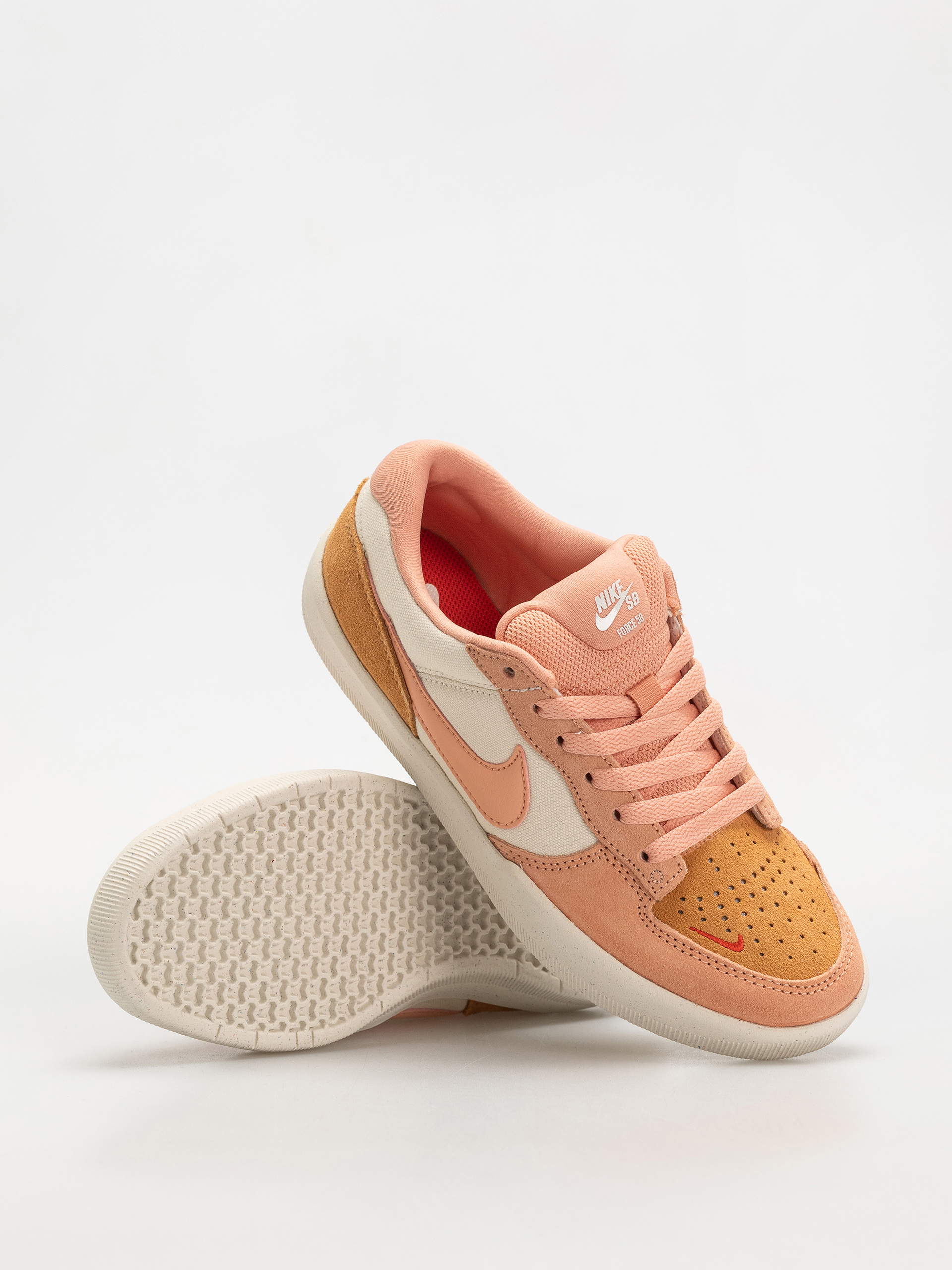 Nike SB Force 58 Cipők (pale ivory/apricot agate copper moon)