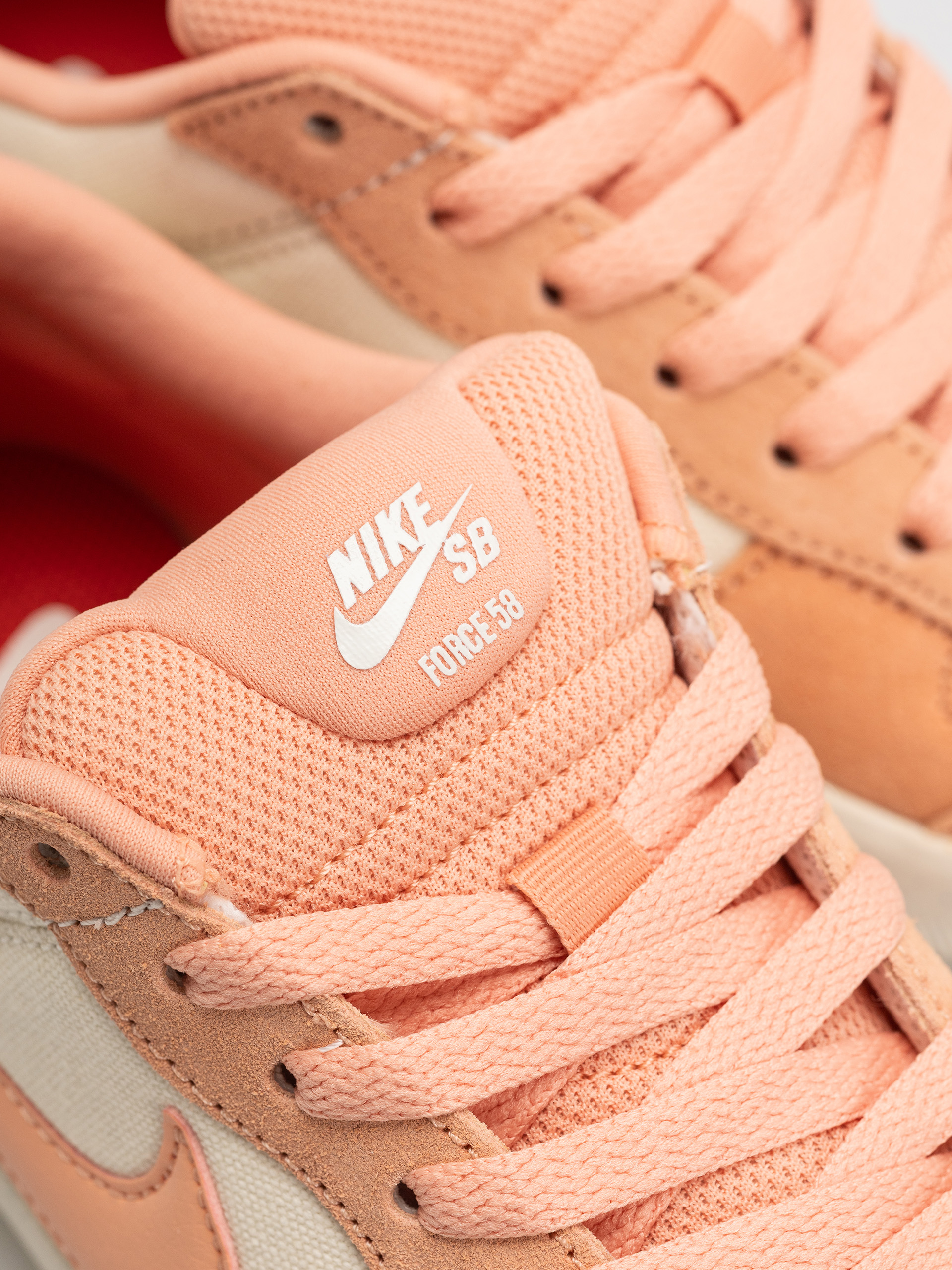 Nike SB Force 58 Cipők (pale ivory/apricot agate copper moon)