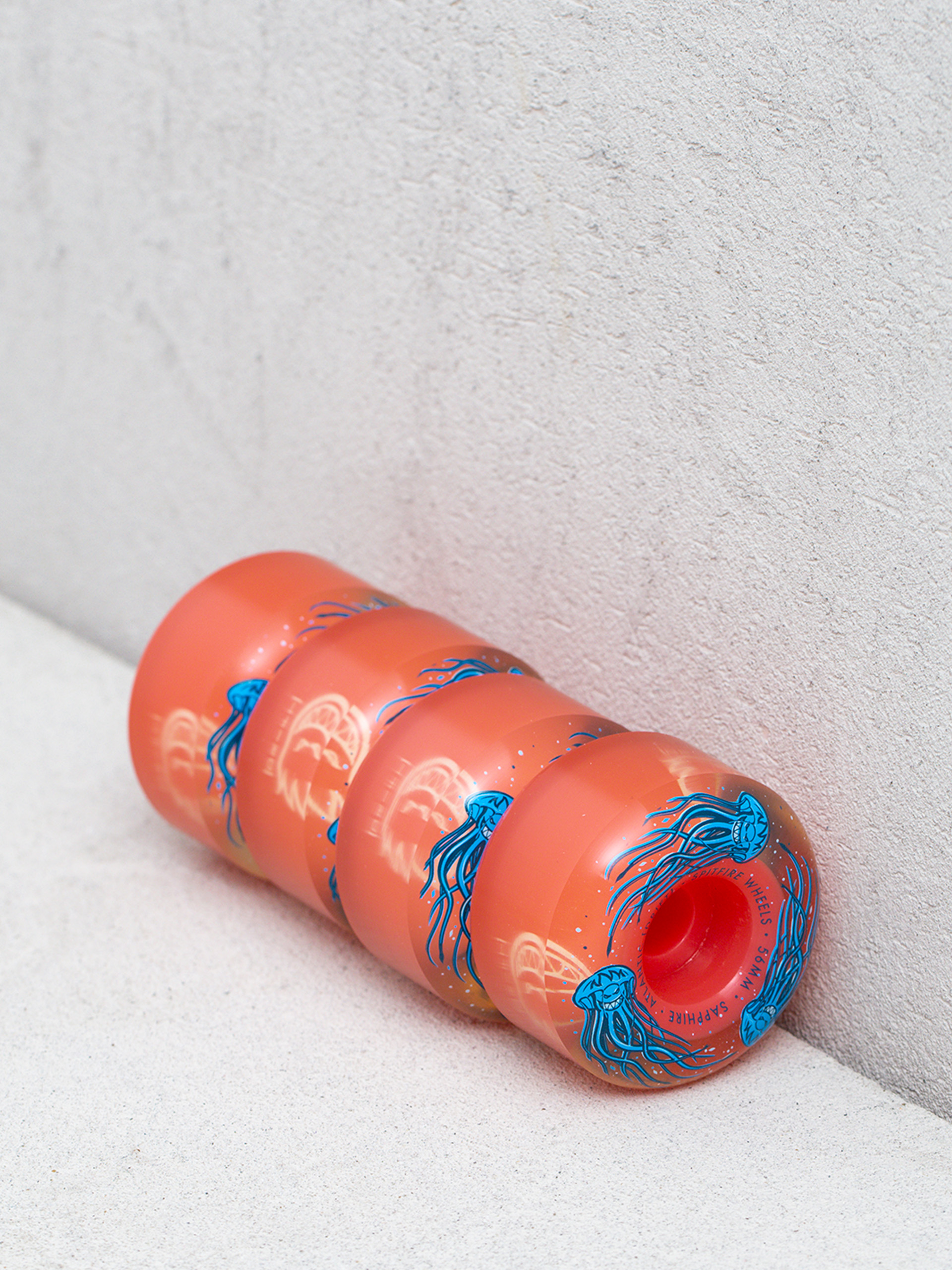 Spitfire 90D Atlantic Drift Radials Gördeszka kerék (clear/pink)