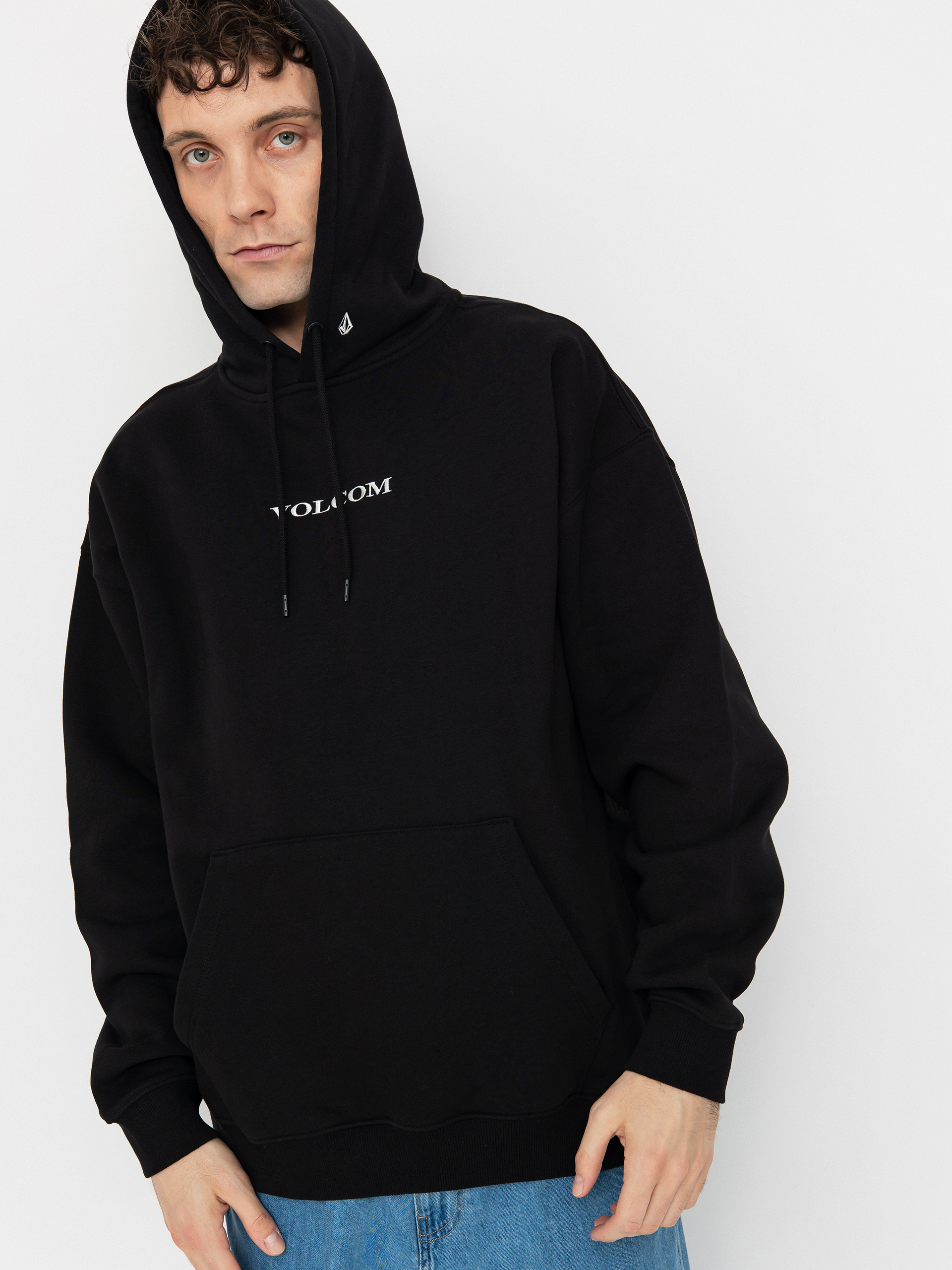 Kapucnis pulóver Volcom Volcom Stone HD (black)