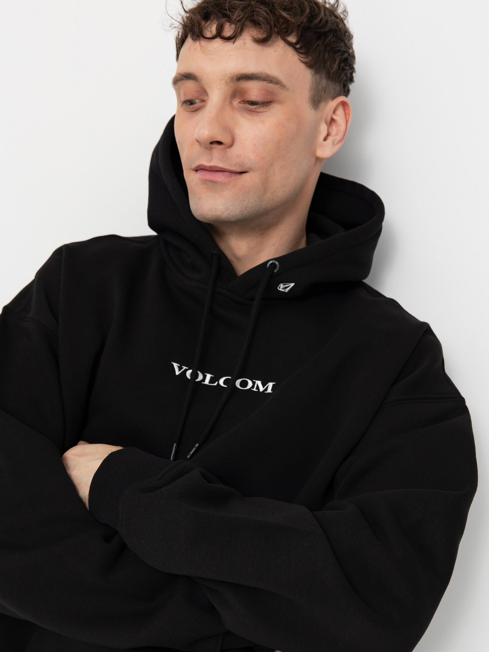 Kapucnis pulóver Volcom Volcom Stone HD (black)