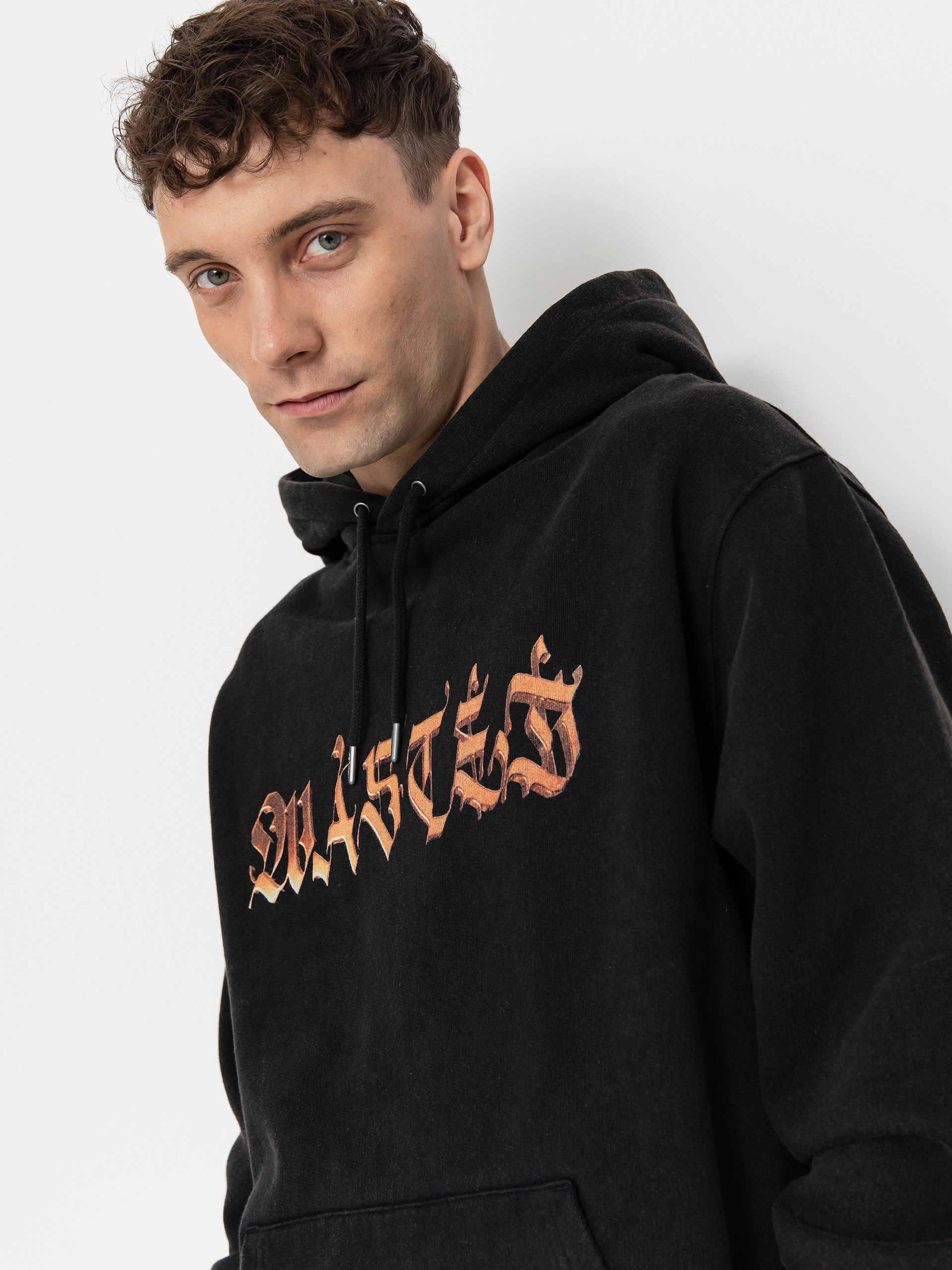 Wasted Paris Mirage HD Kapucnis pulóver (faded black)