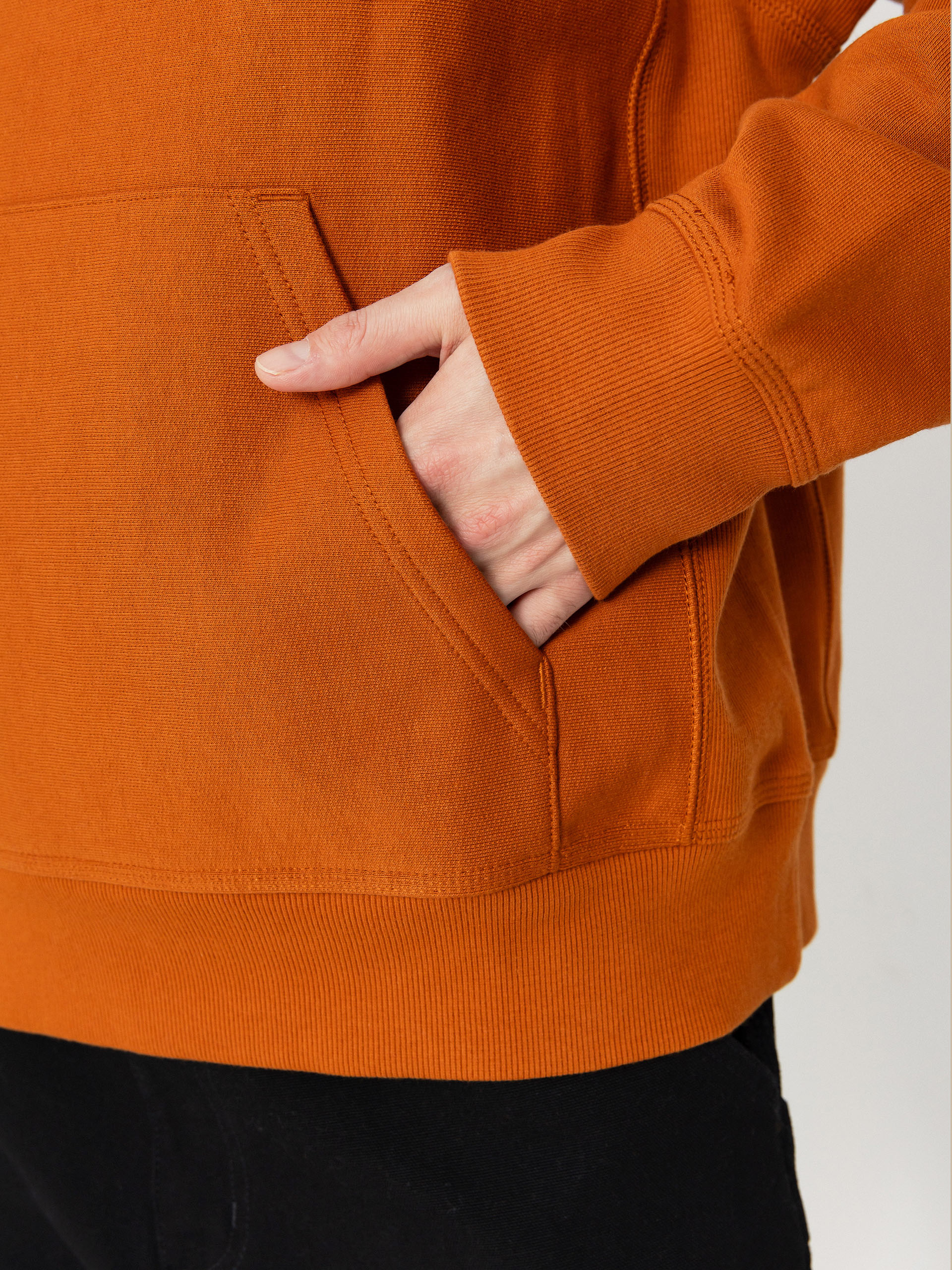 Carhartt WIP American Script HD Kapucnis pulóver (sienna)