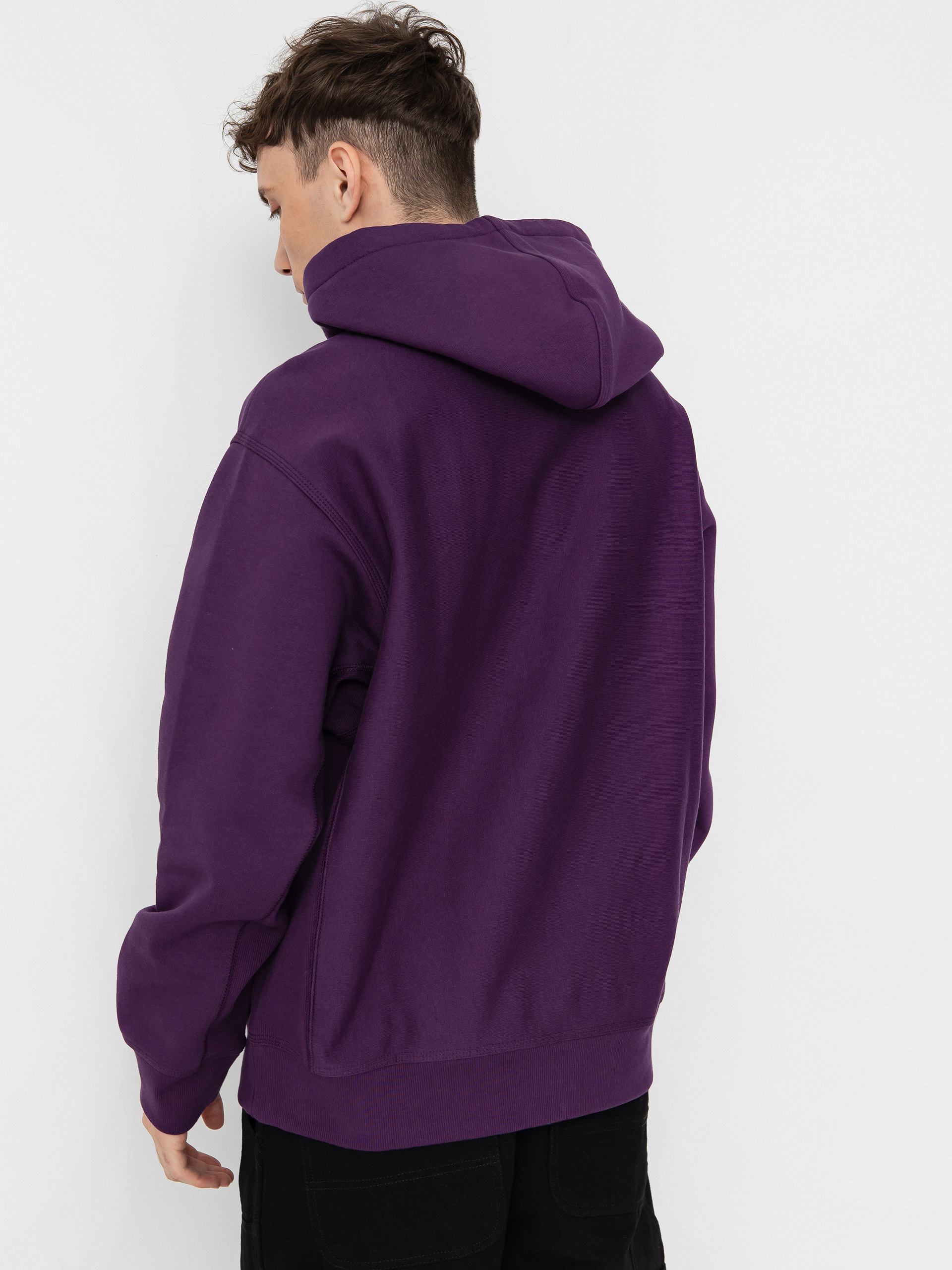 Carhartt WIP American Script HD Kapucnis pulóver (huckleberry)