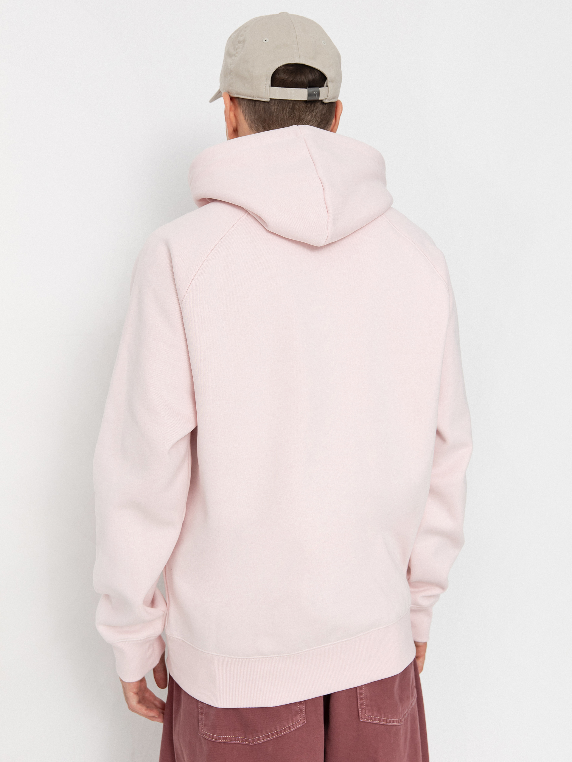 Kapucnis pulóver Carhartt WIP Chase HD (air pink/gold)