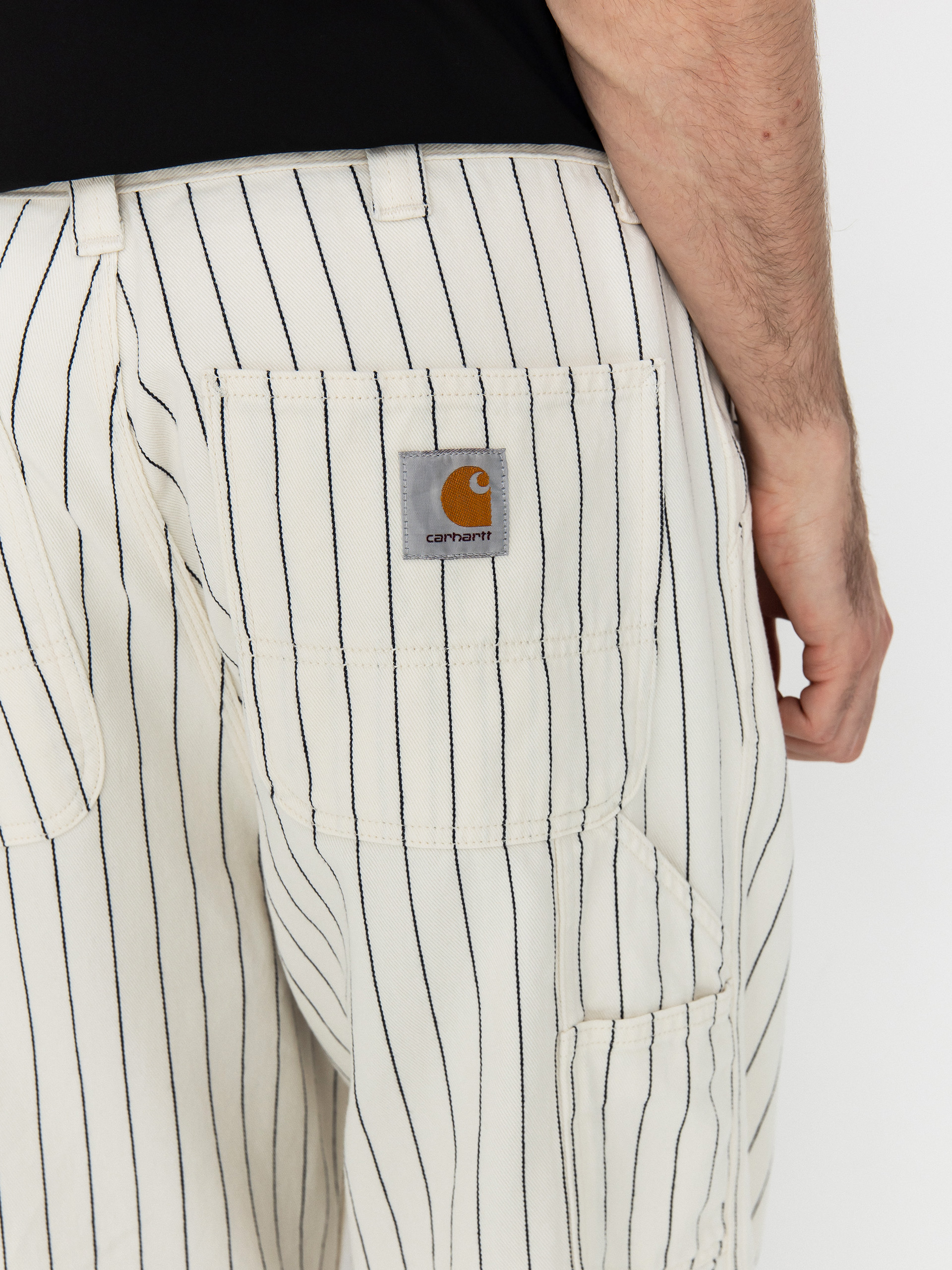 Carhartt WIP OG Single Knee Kisnadrág (seaton stripe/wax/dark navy)