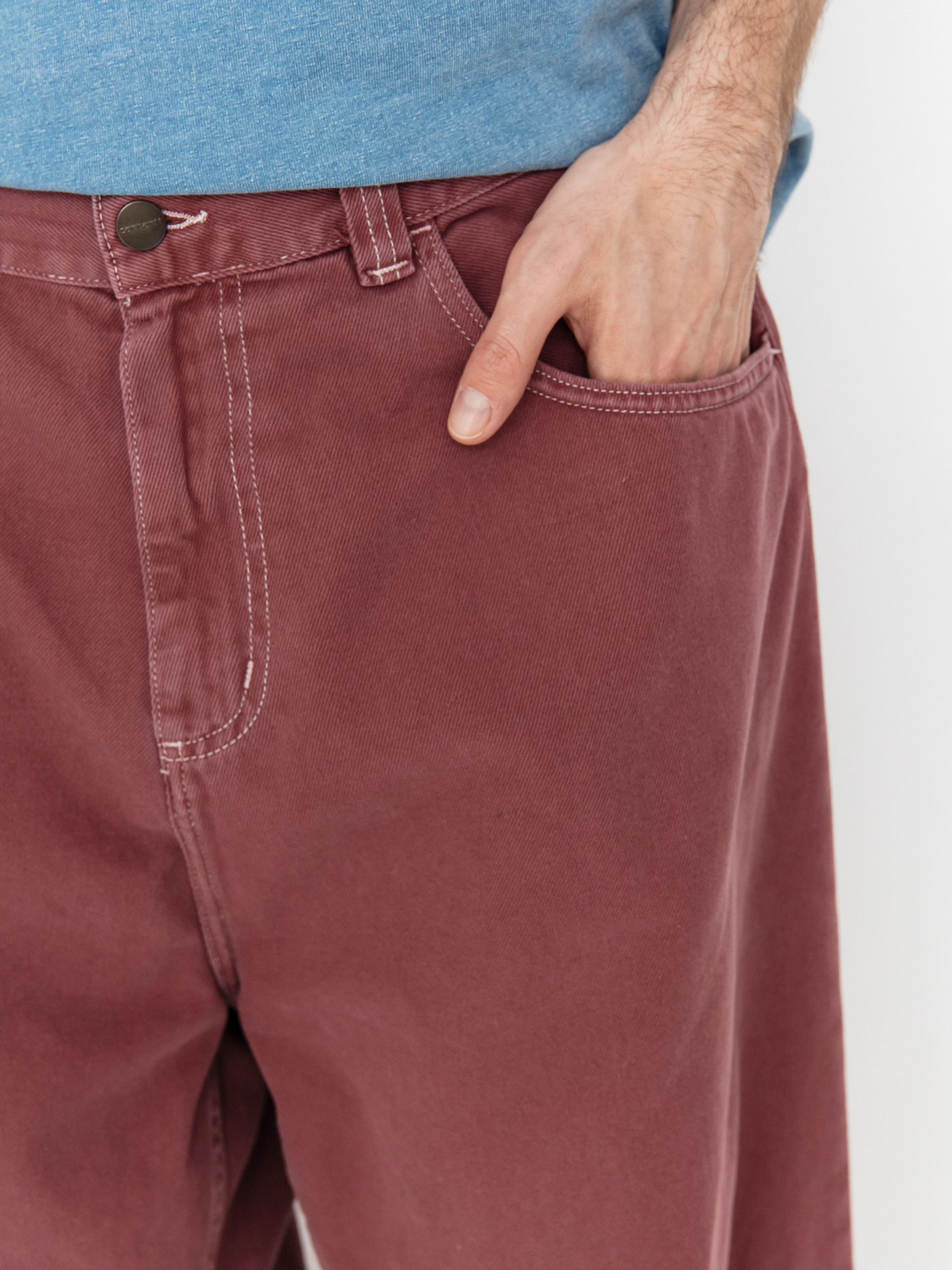 Carhartt WIP Brandon Kisnadrág (dusky pink)