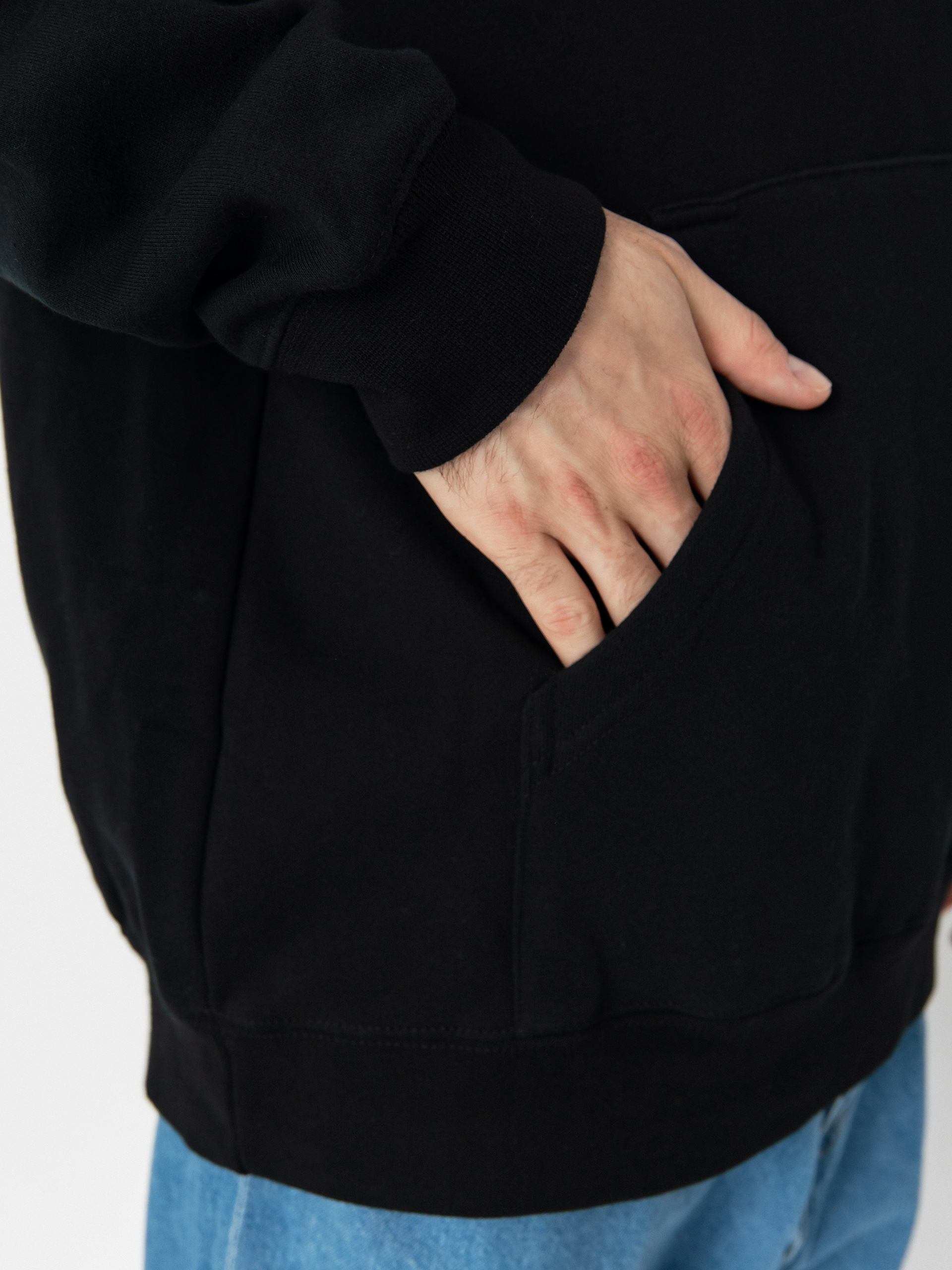 Kapucnis pulóver Spitfire Cherry Bloosom HD (black)