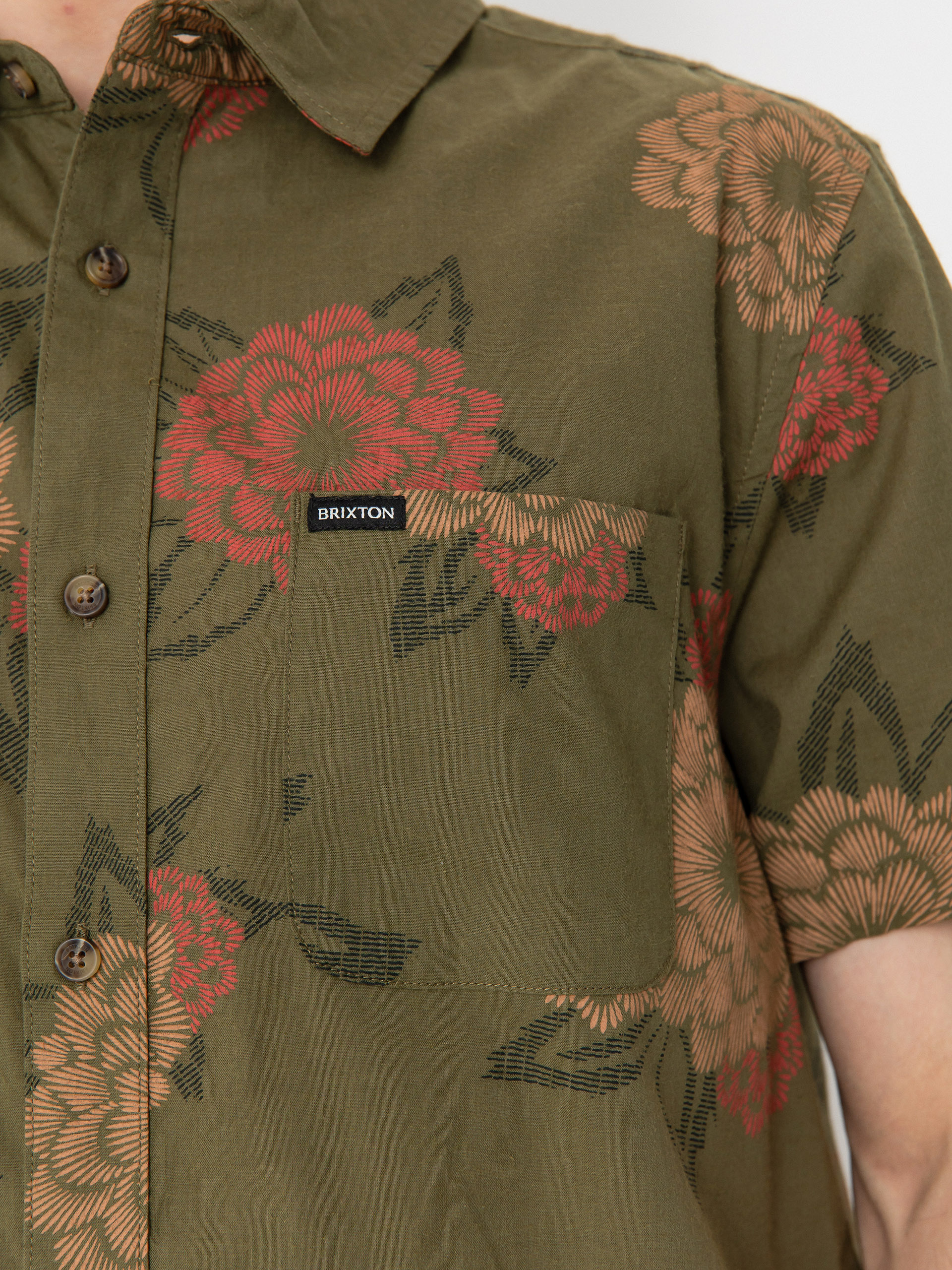 Brixton Charter Print Ing (ivy green/painterly floral)